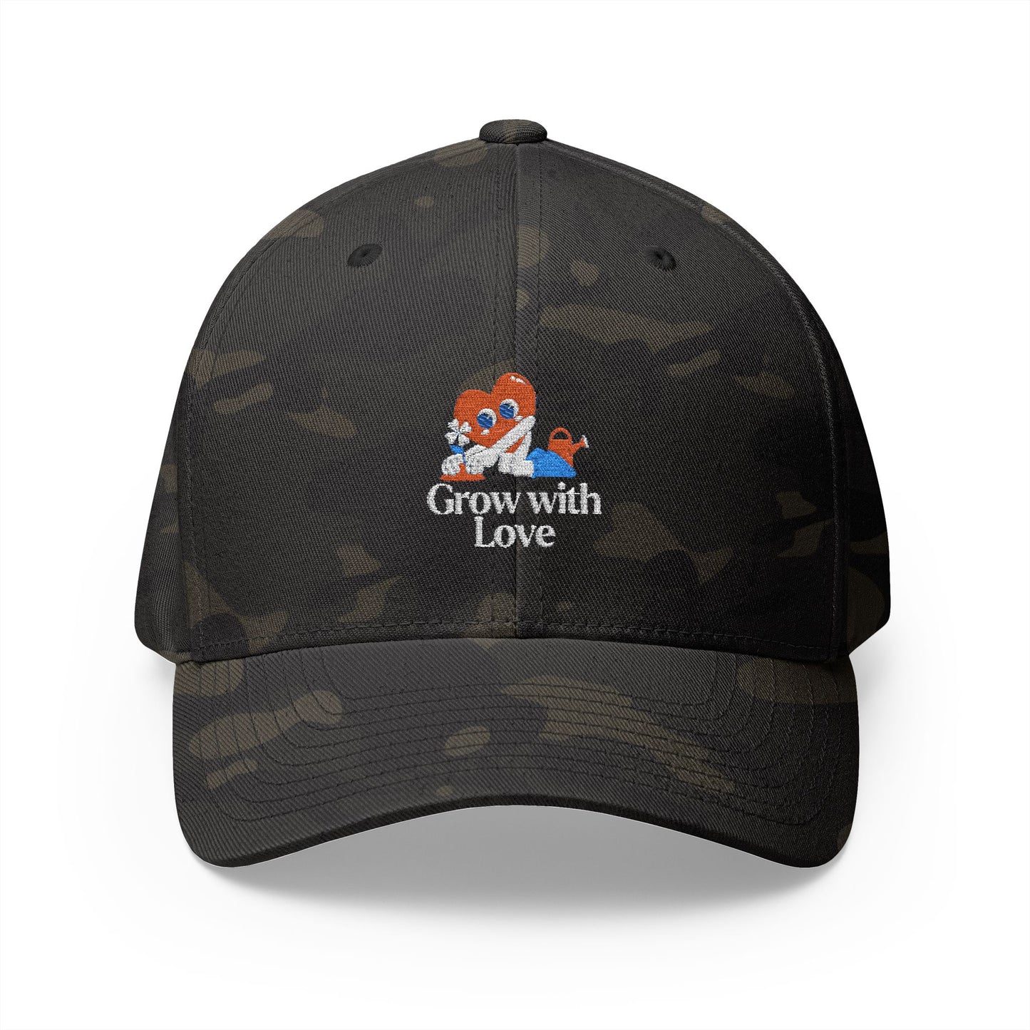 Grow With Love Closed-Back Structured Cap (Embroidery)