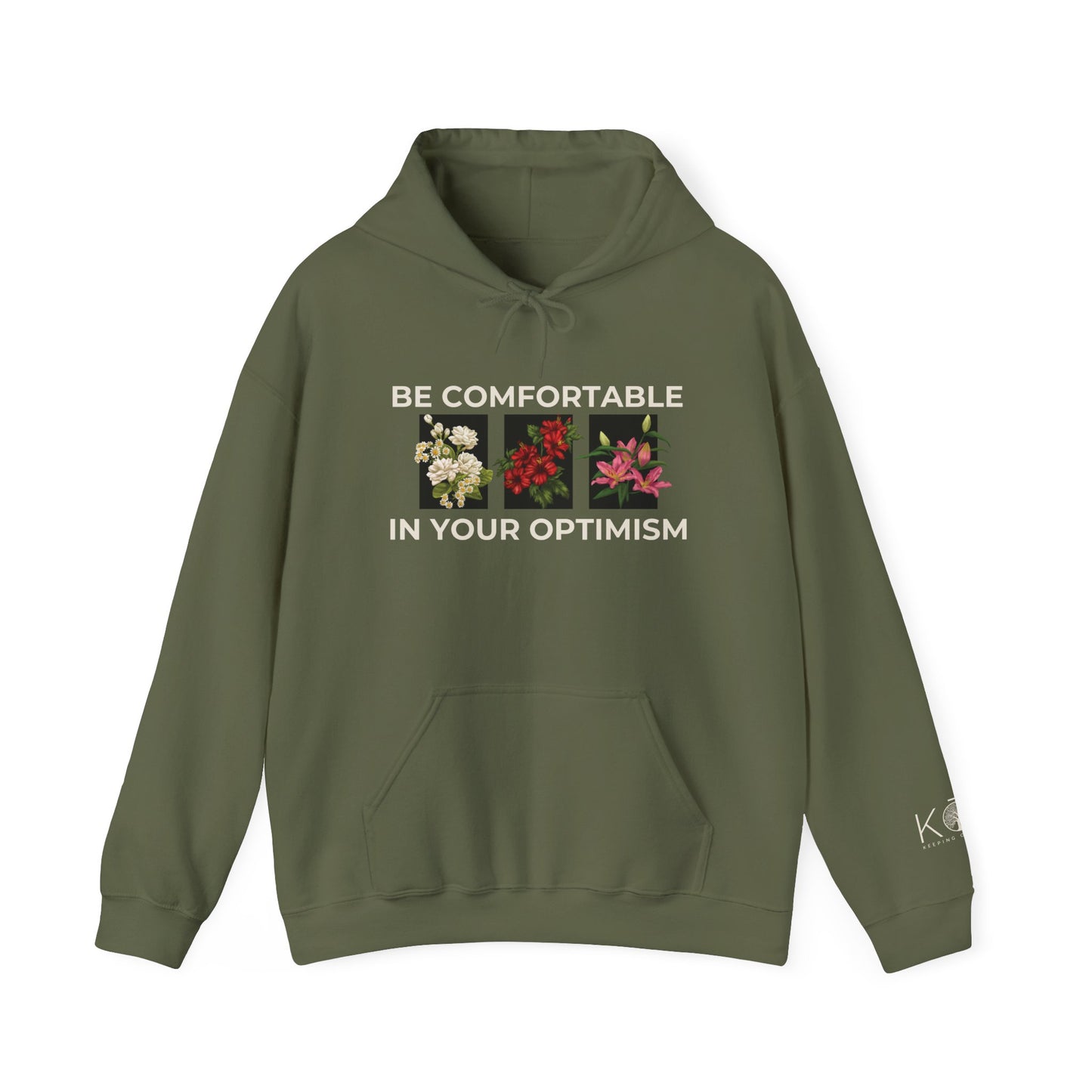 Be Comfortable in your Optimism Hoodie