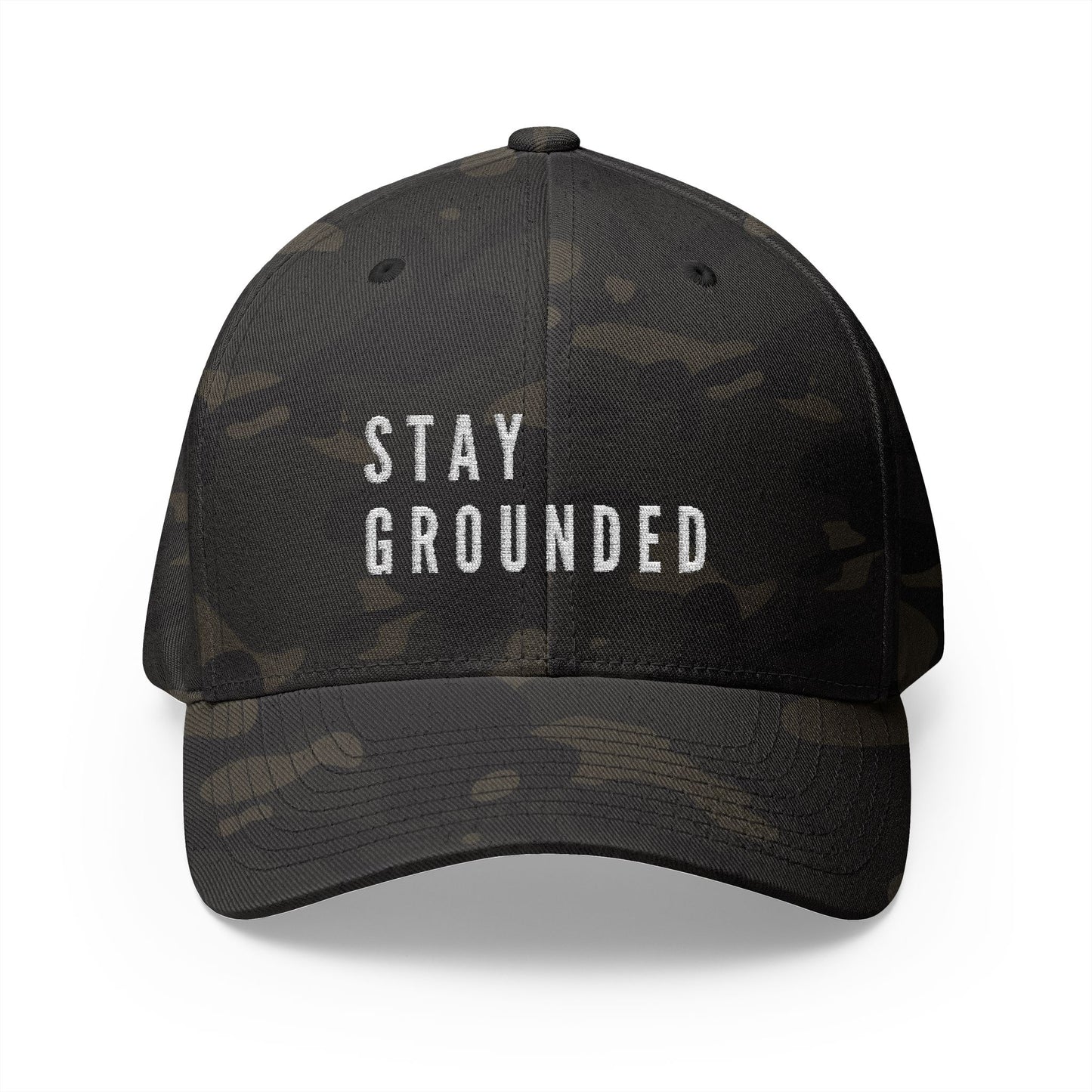 Stay Grounded Closed-Back Structured Cap (Embroidery)