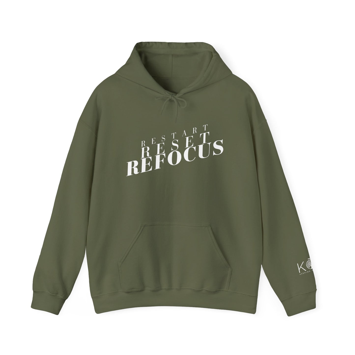 Reset Restart Refocus Hoodie