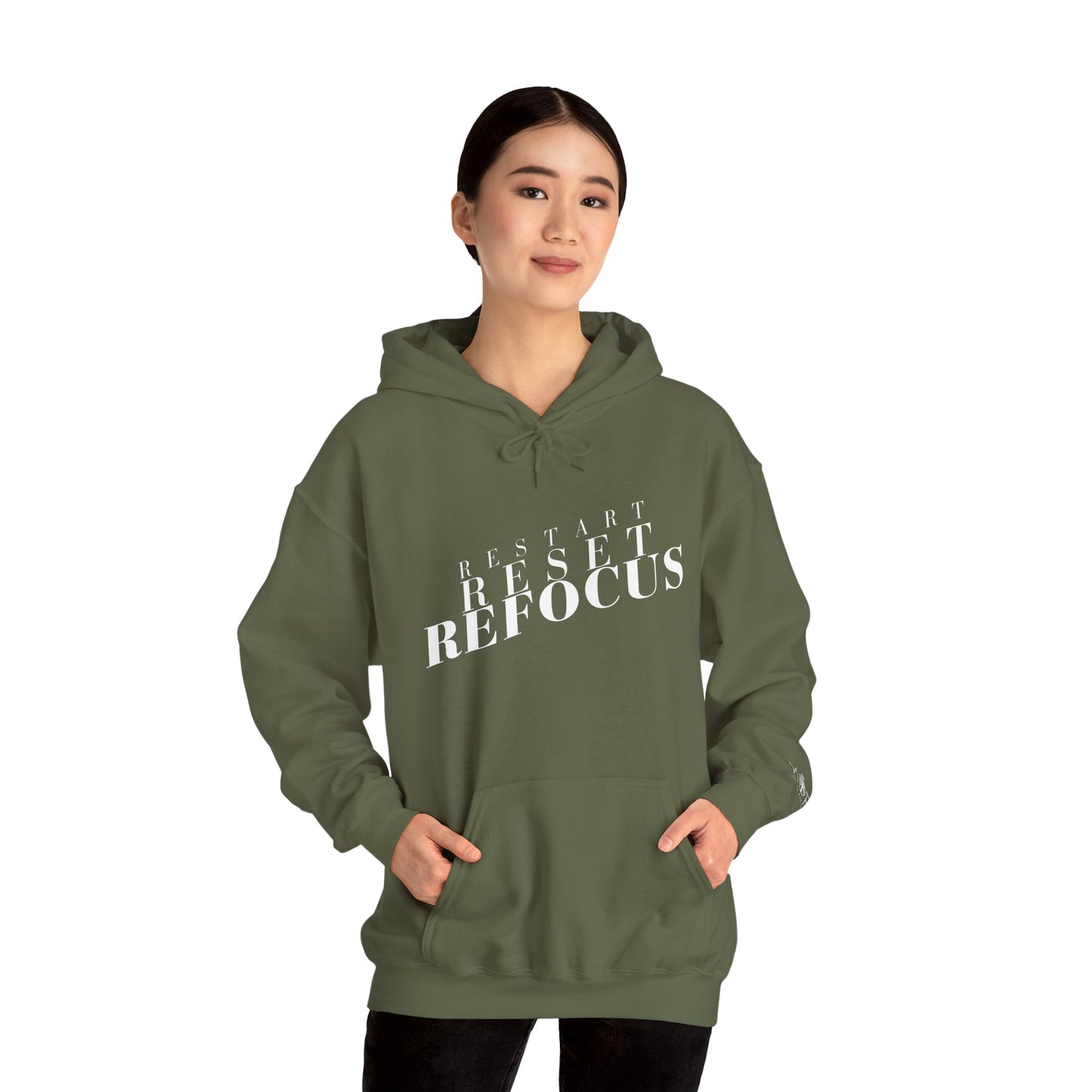 Reset Restart Refocus Hoodie