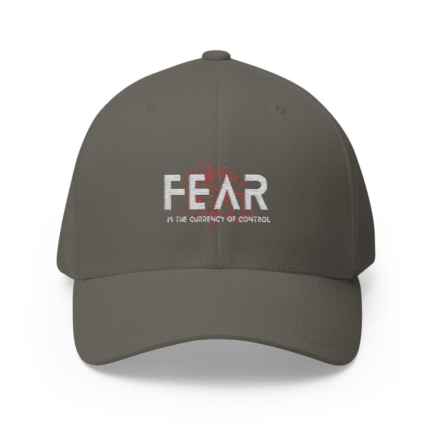Fear Currency Closed-Back Structured Cap (Embroidery)