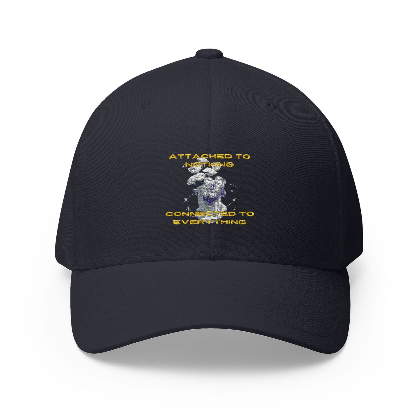 Attached to Nothing Closed-Back Structured Cap (Embroidery)