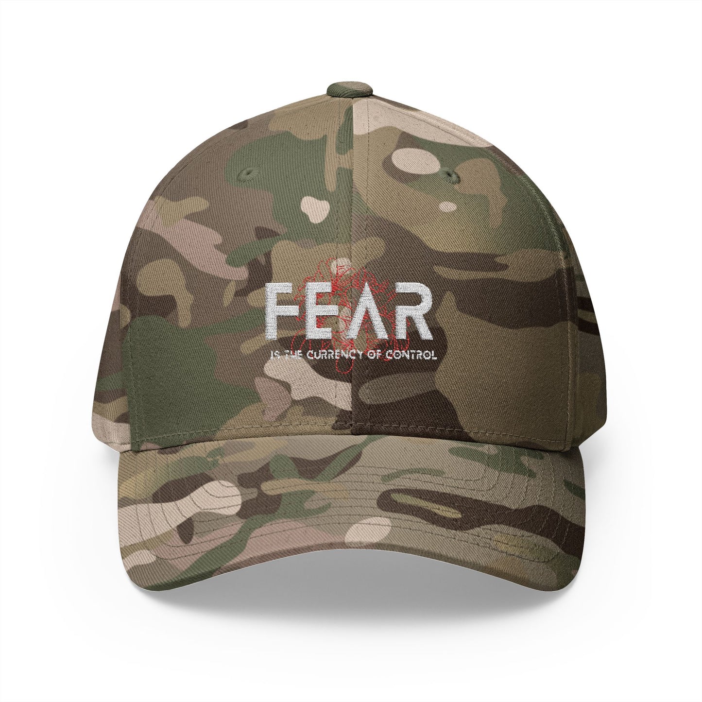 Fear Currency Closed-Back Structured Cap (Embroidery)