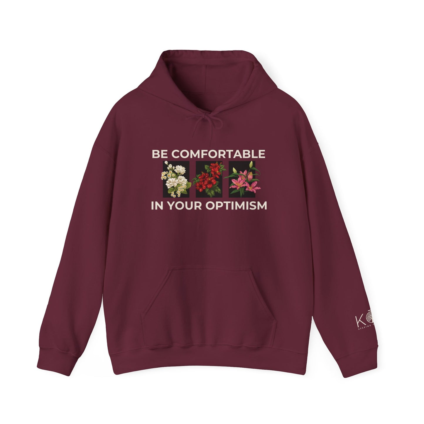 Be Comfortable in your Optimism Hoodie