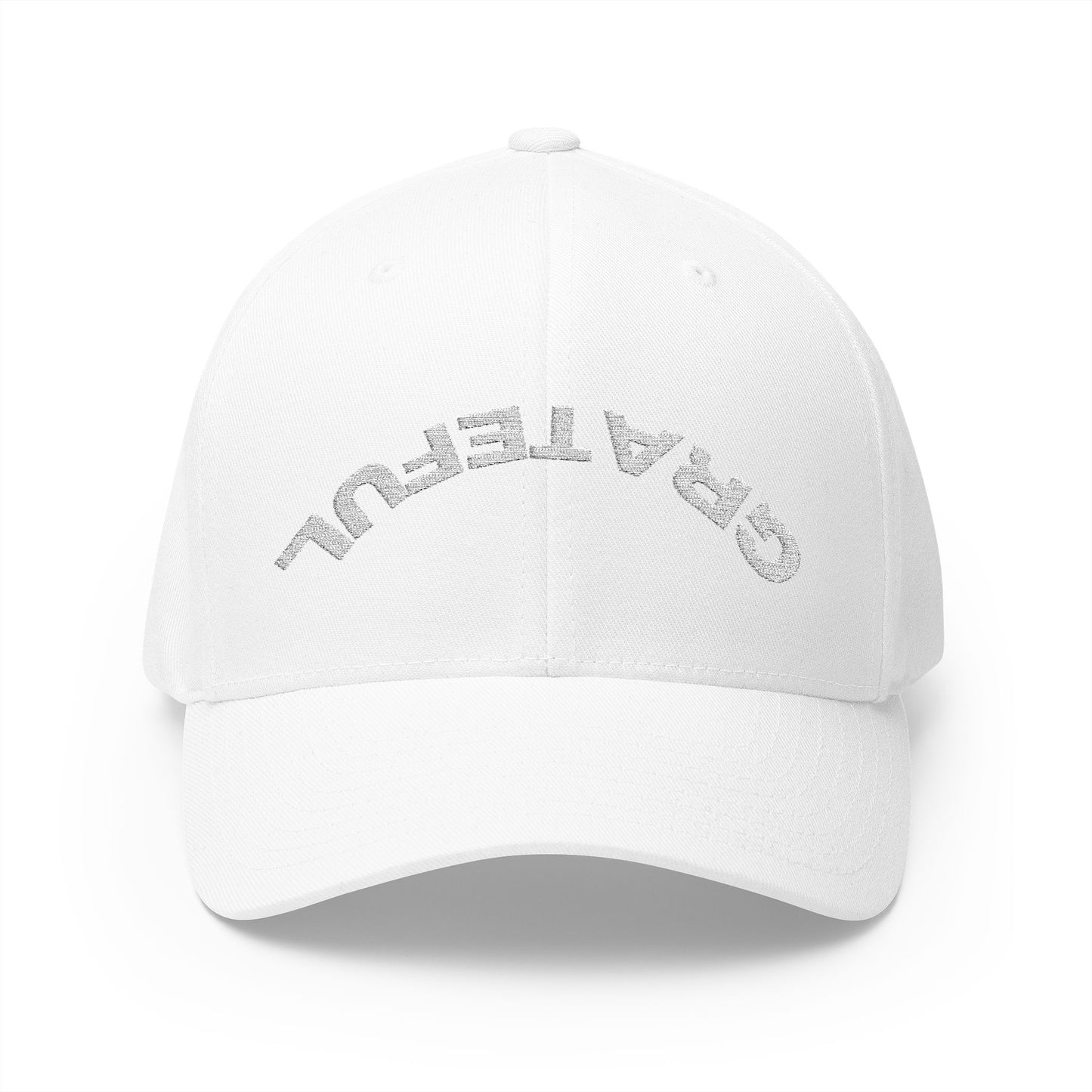 Grateful Closed-Back Structured Cap (Embroidery)