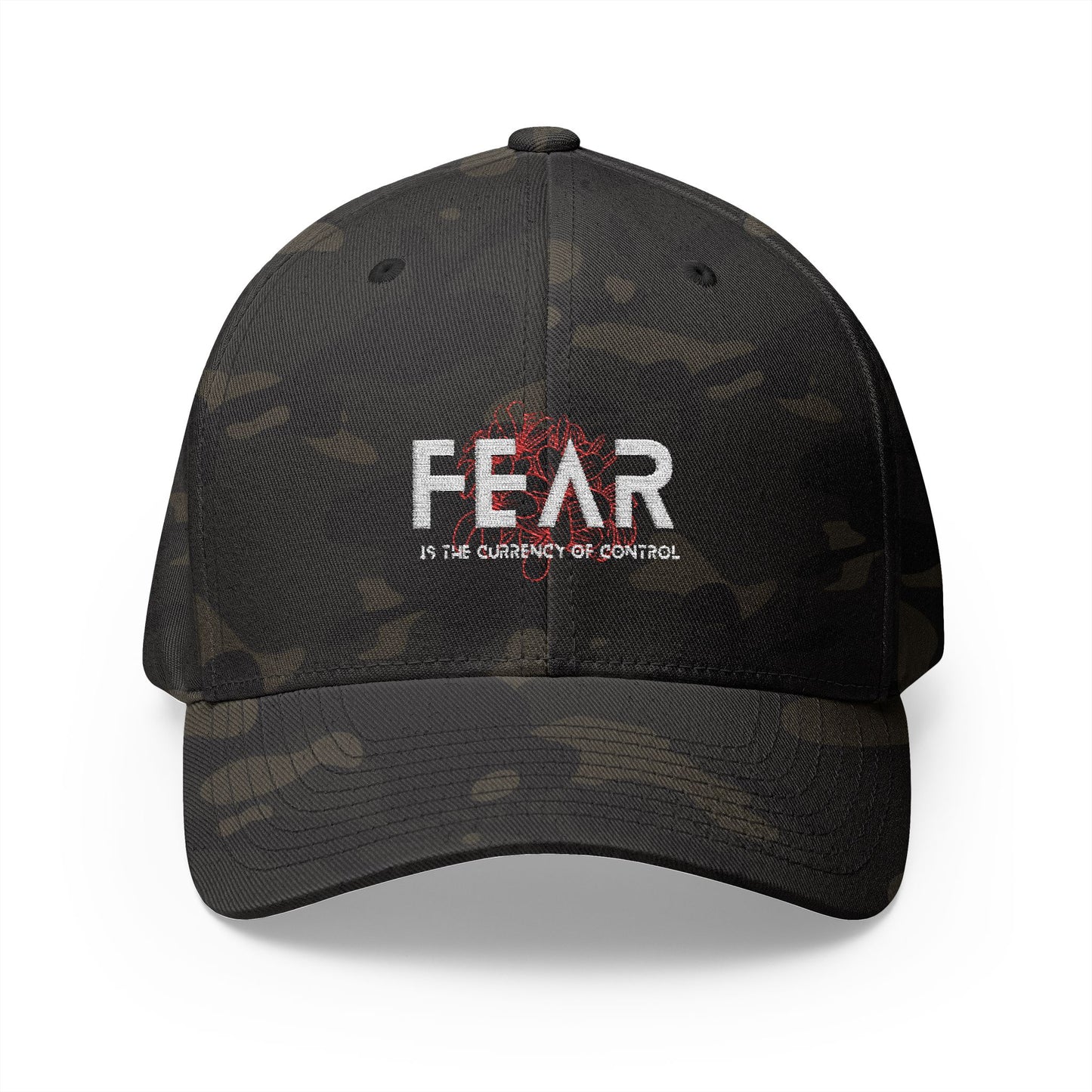 Fear Currency Closed-Back Structured Cap (Embroidery)
