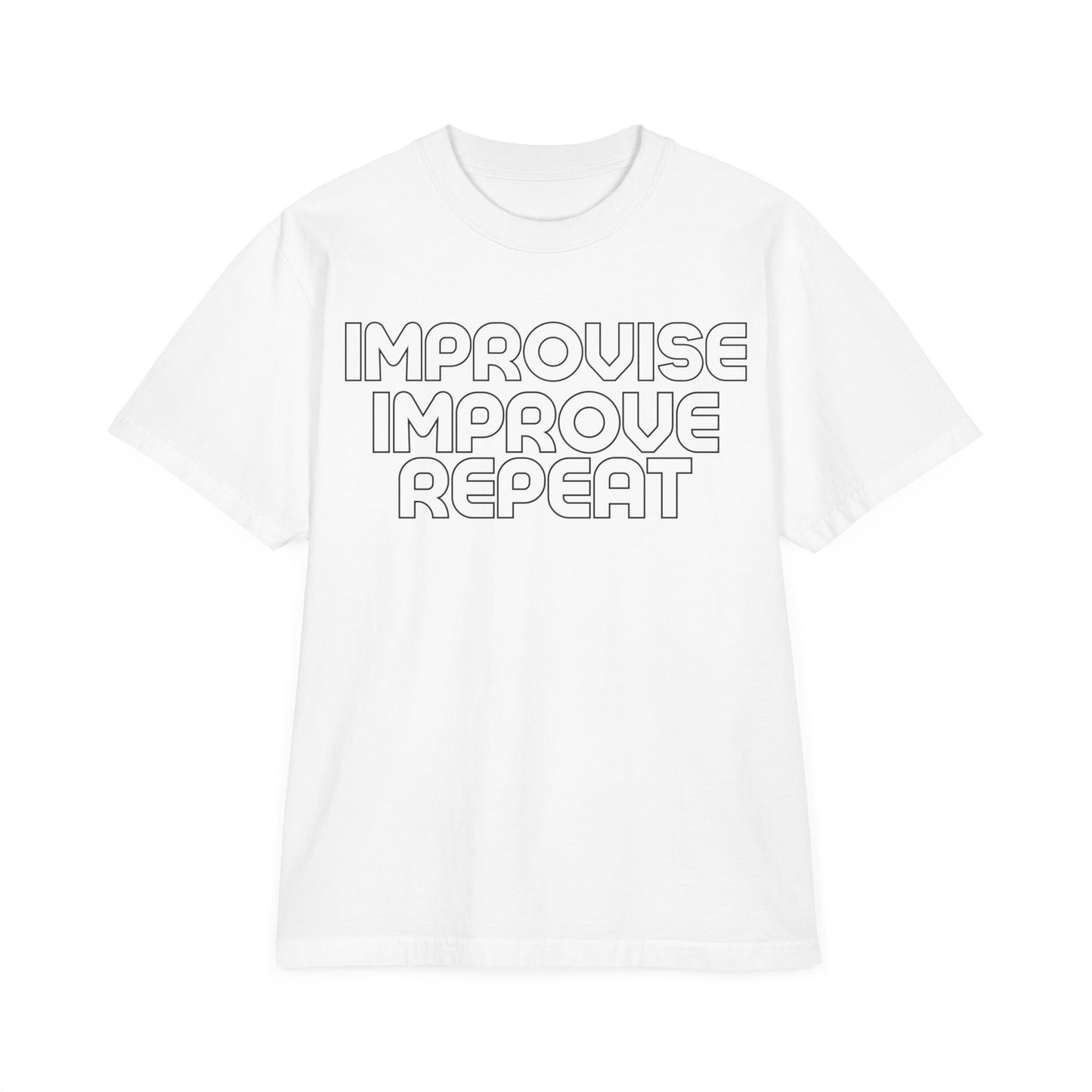 Improvise Improve Repeat Drop Oversize T-Shirt