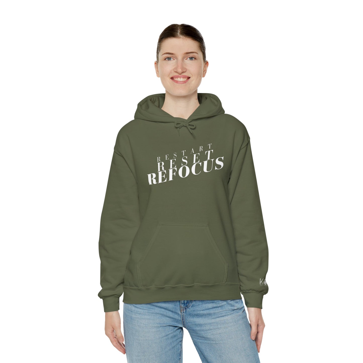 Reset Restart Refocus Hoodie