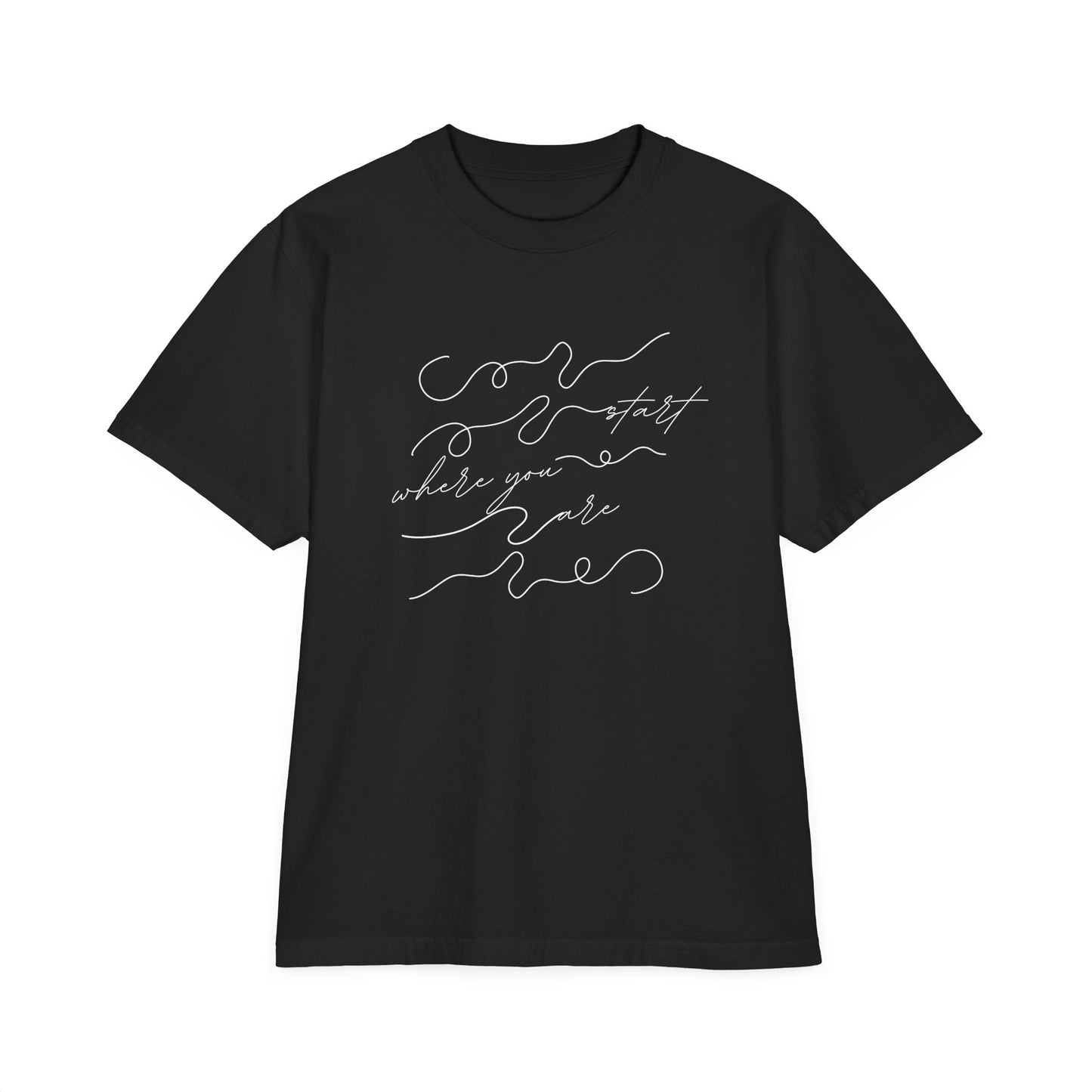 Start Where You Are Drop Oversize T-Shirt