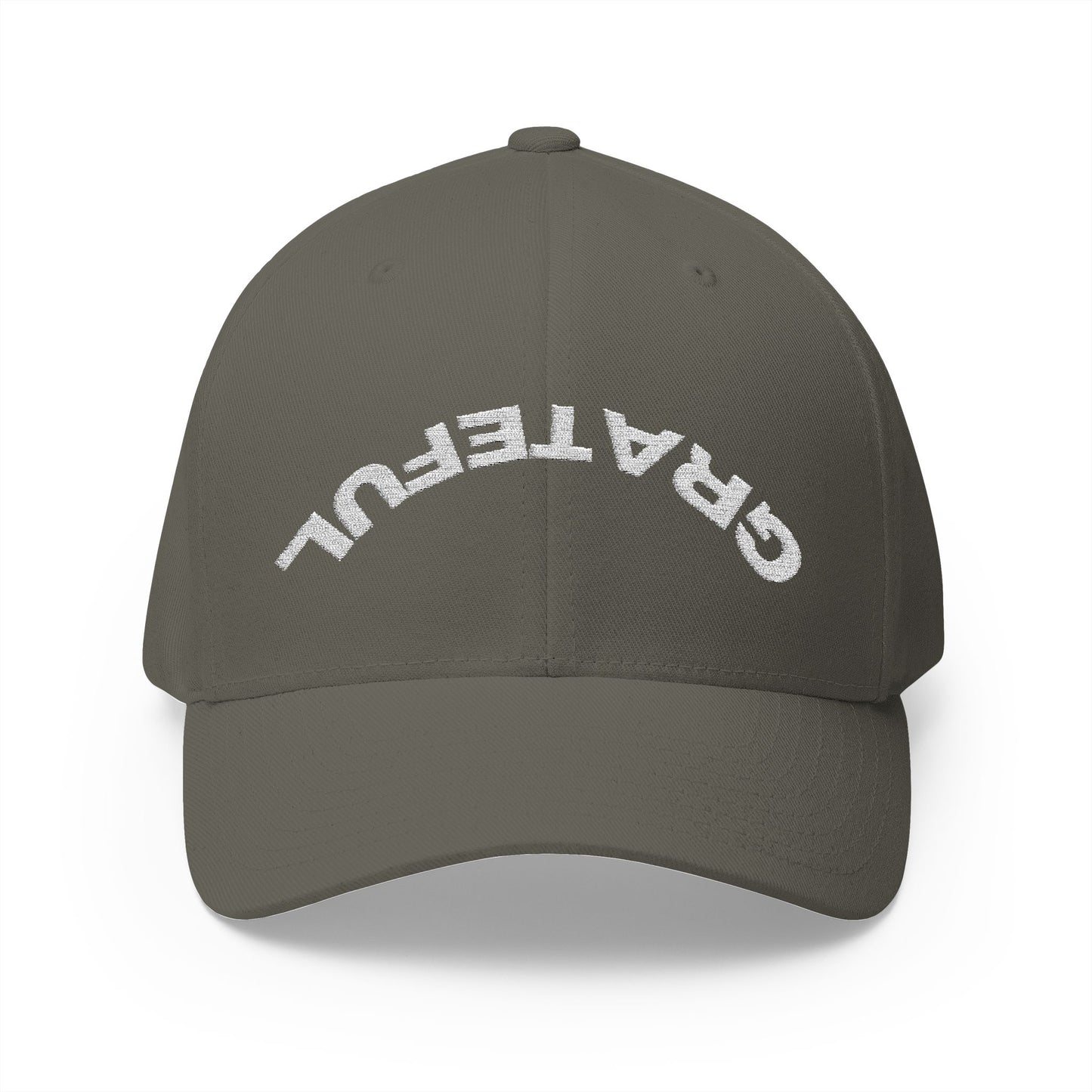 Grateful Closed-Back Structured Cap (Embroidery)