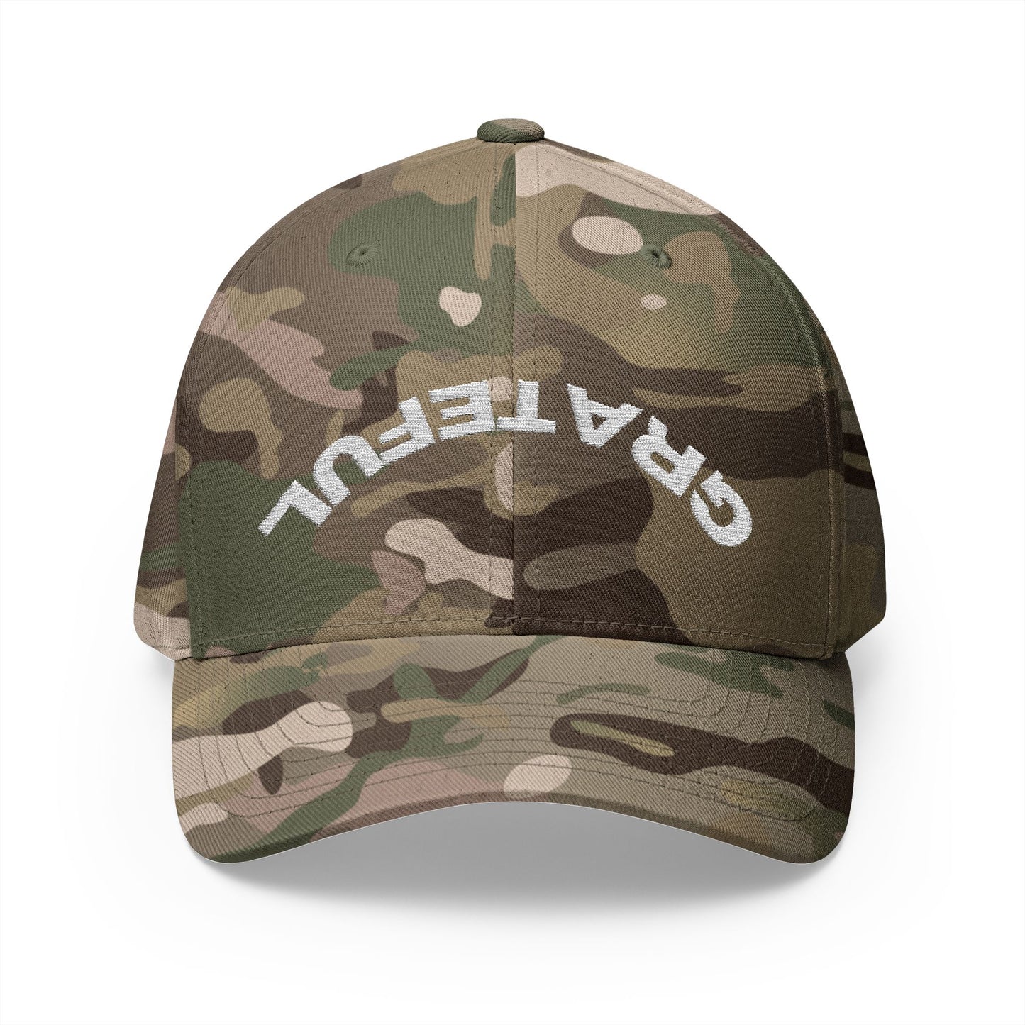Grateful Closed-Back Structured Cap (Embroidery)