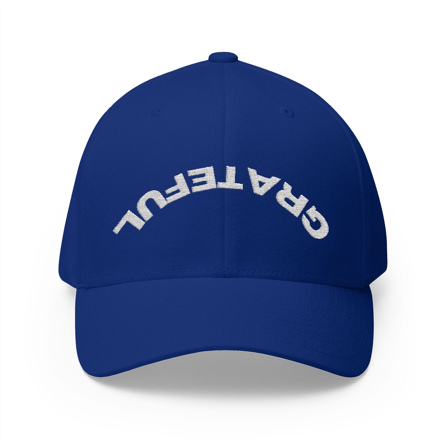 Grateful Closed-Back Structured Cap (Embroidery)