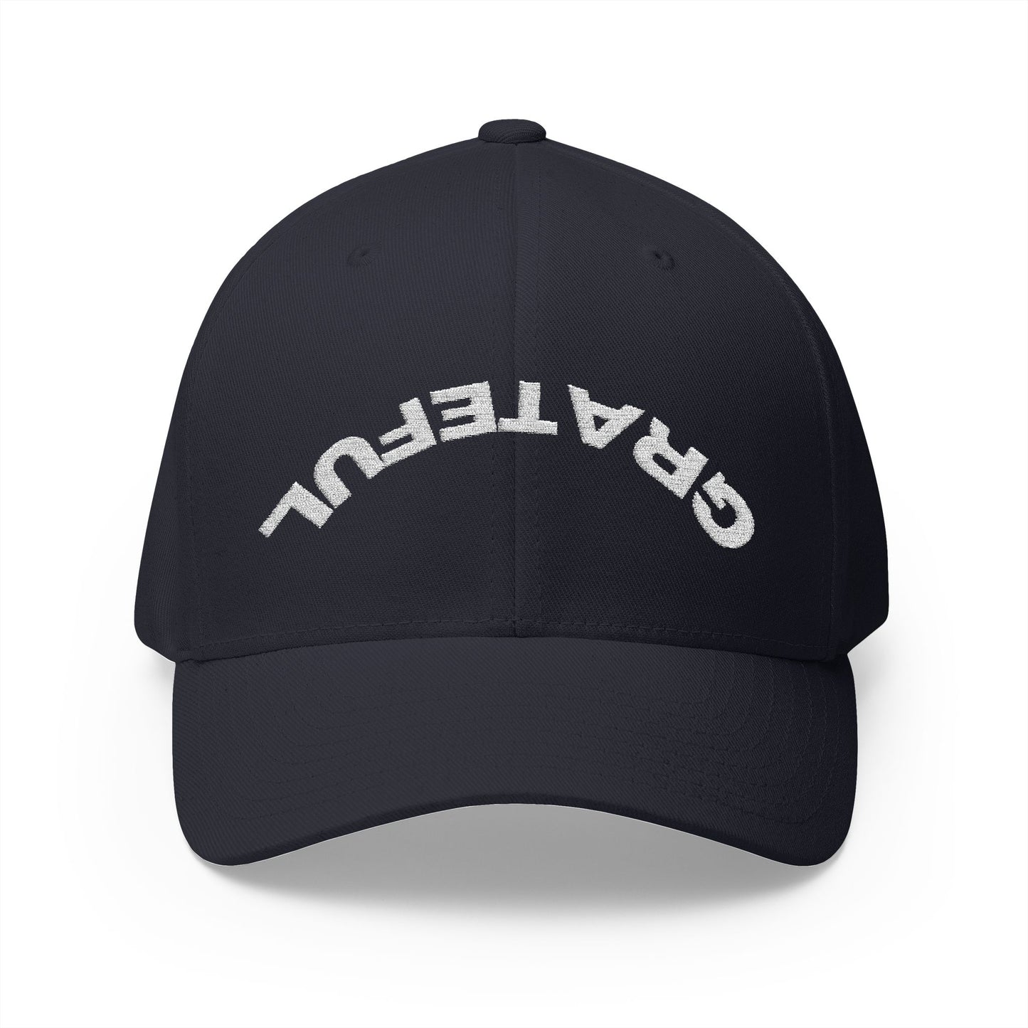 Grateful Closed-Back Structured Cap (Embroidery)