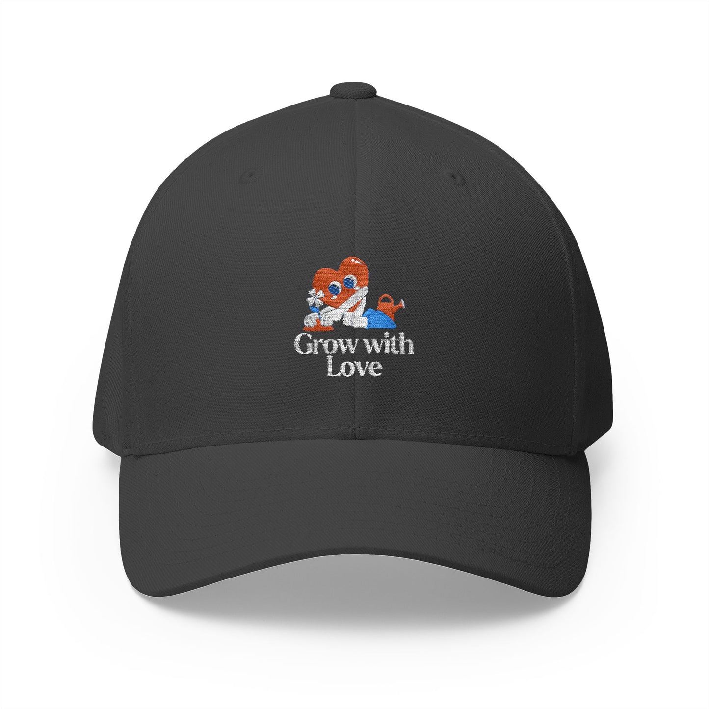 Grow With Love Closed-Back Structured Cap (Embroidery)