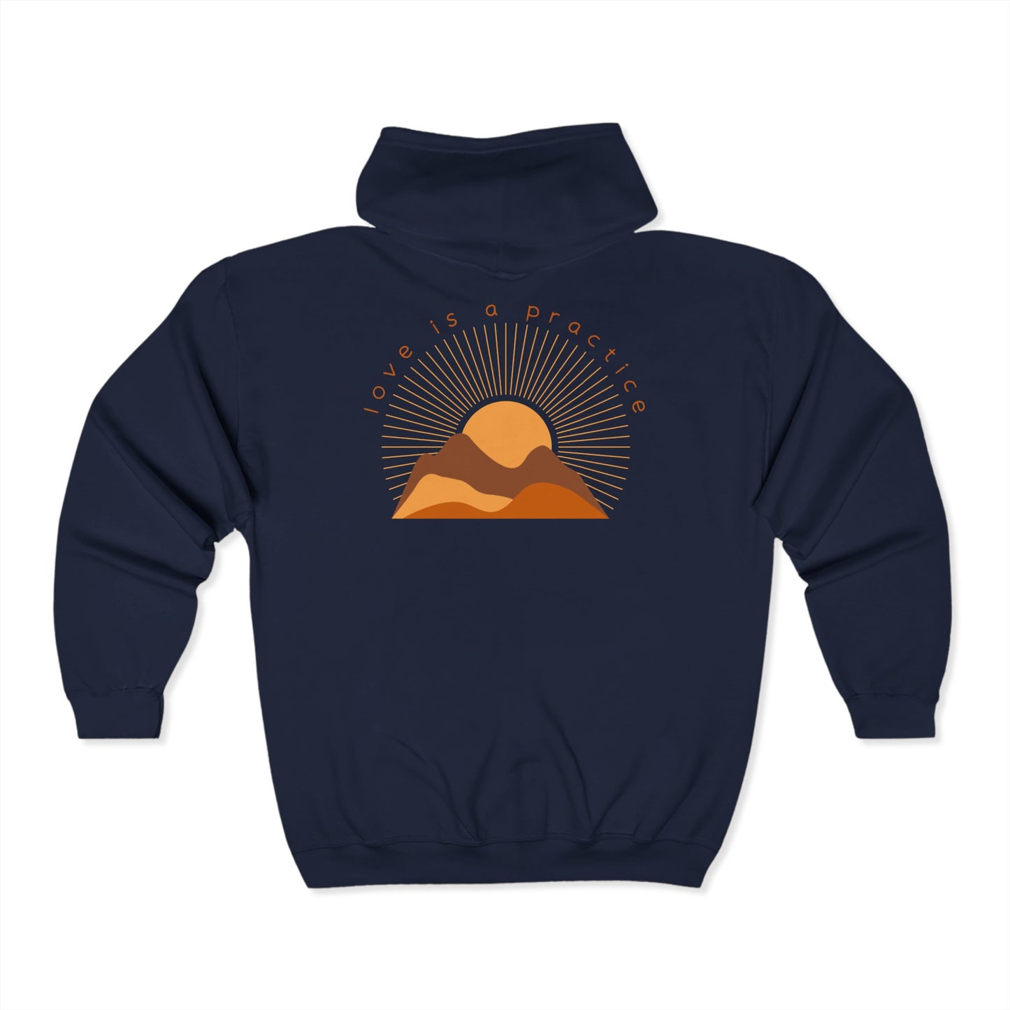 Love is a Practice Zip Hoodie