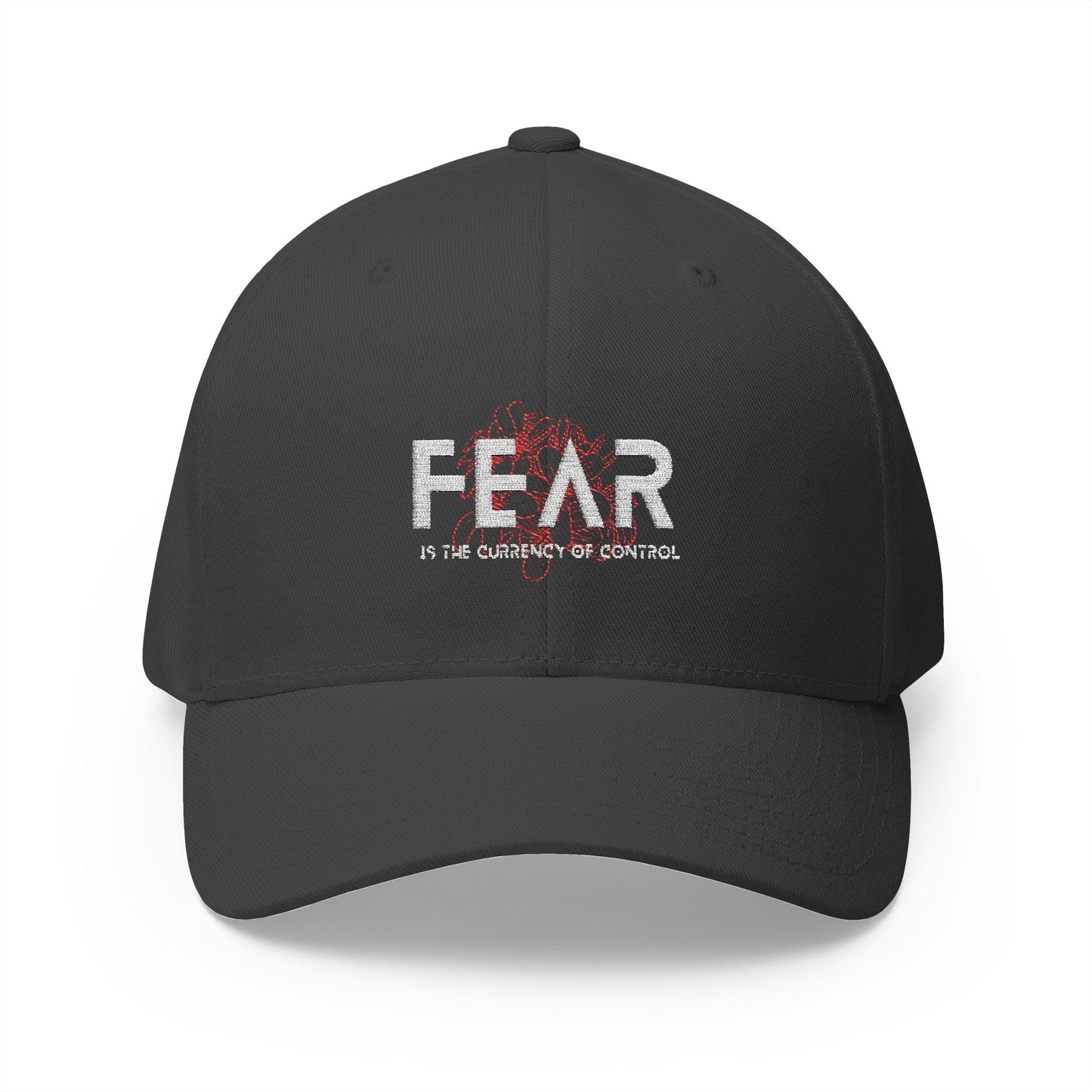 Fear Currency Closed-Back Structured Cap (Embroidery)
