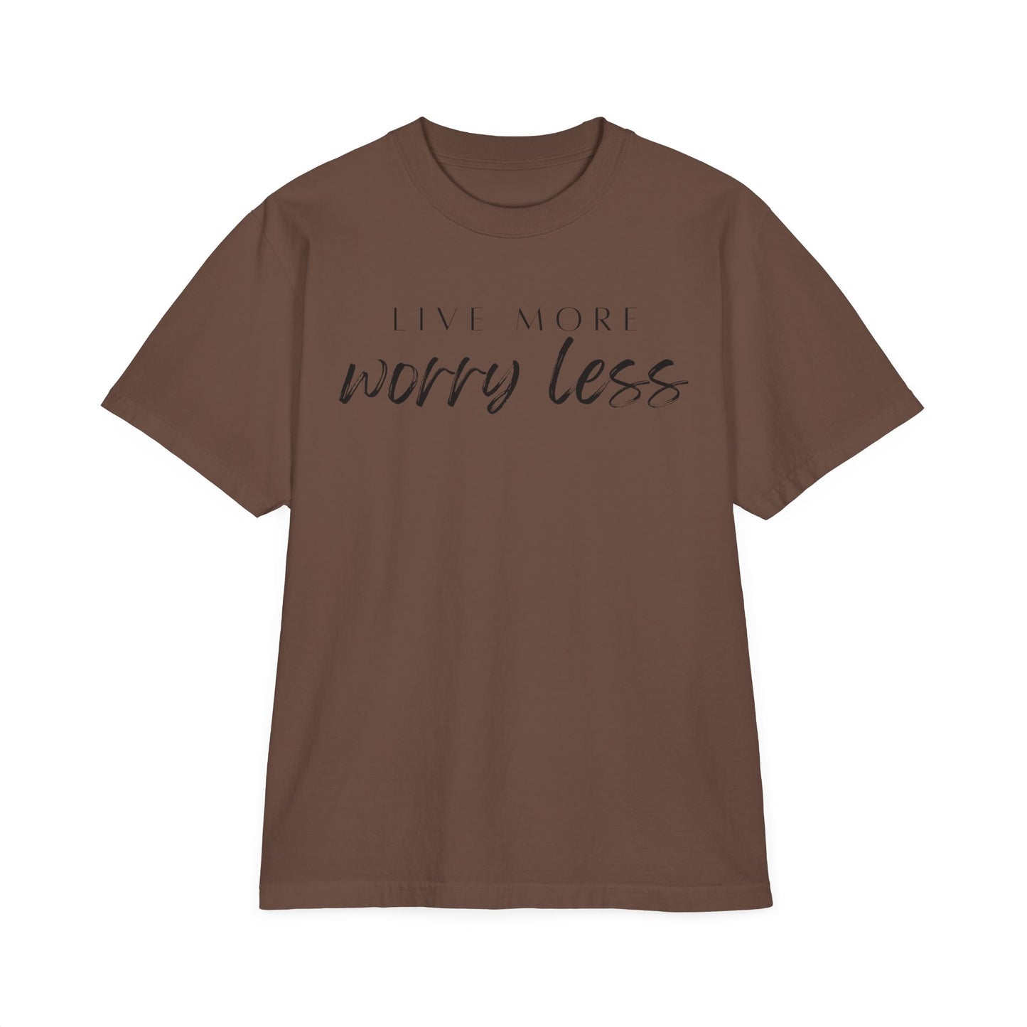 Live More Worry Less Oversize T-Shirt