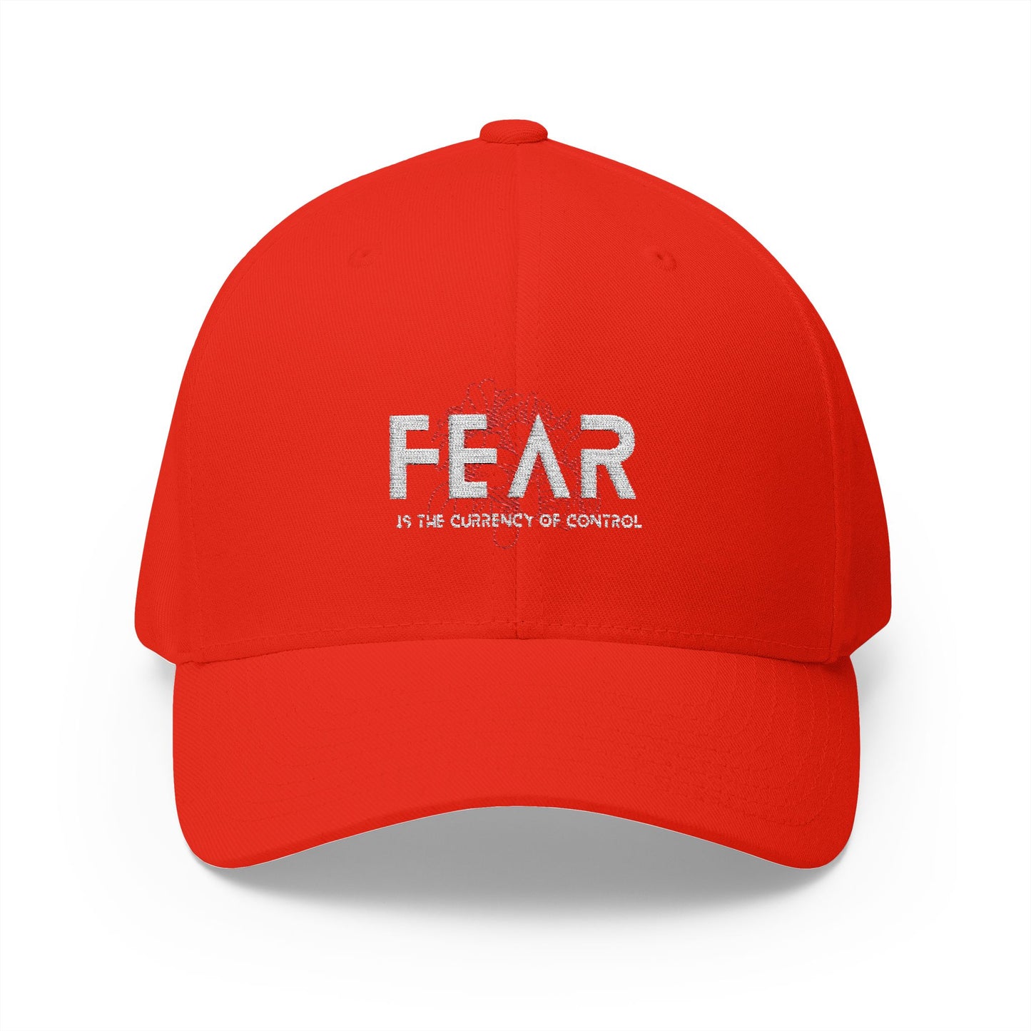 Fear Currency Closed-Back Structured Cap (Embroidery)