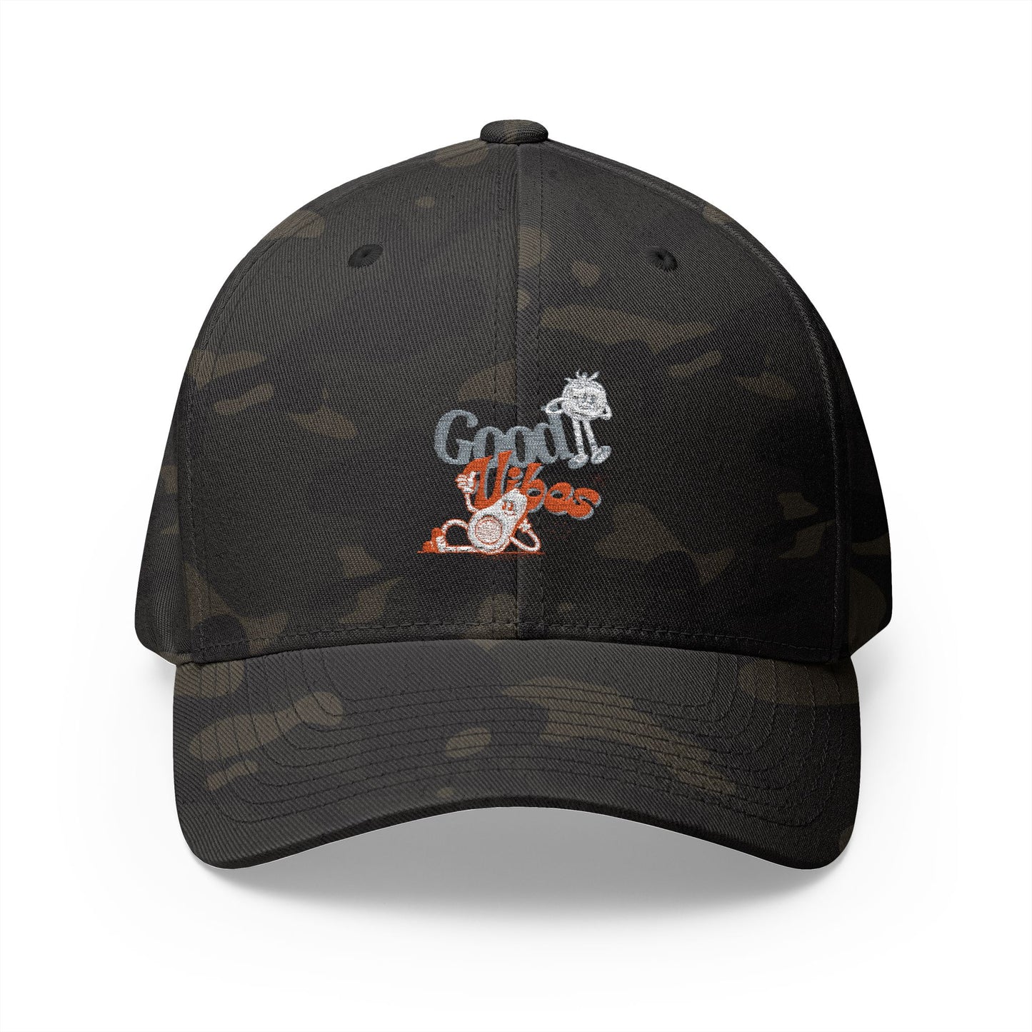 Good Vibes Closed-Back Structured Cap (Embroidery)