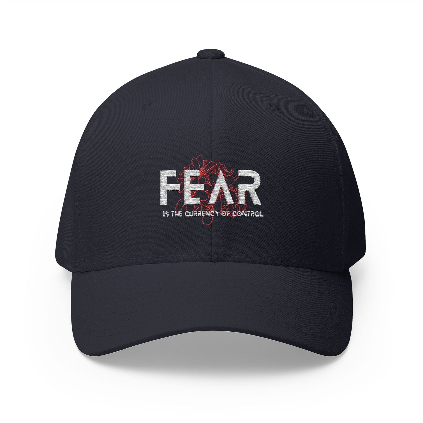 Fear Currency Closed-Back Structured Cap (Embroidery)