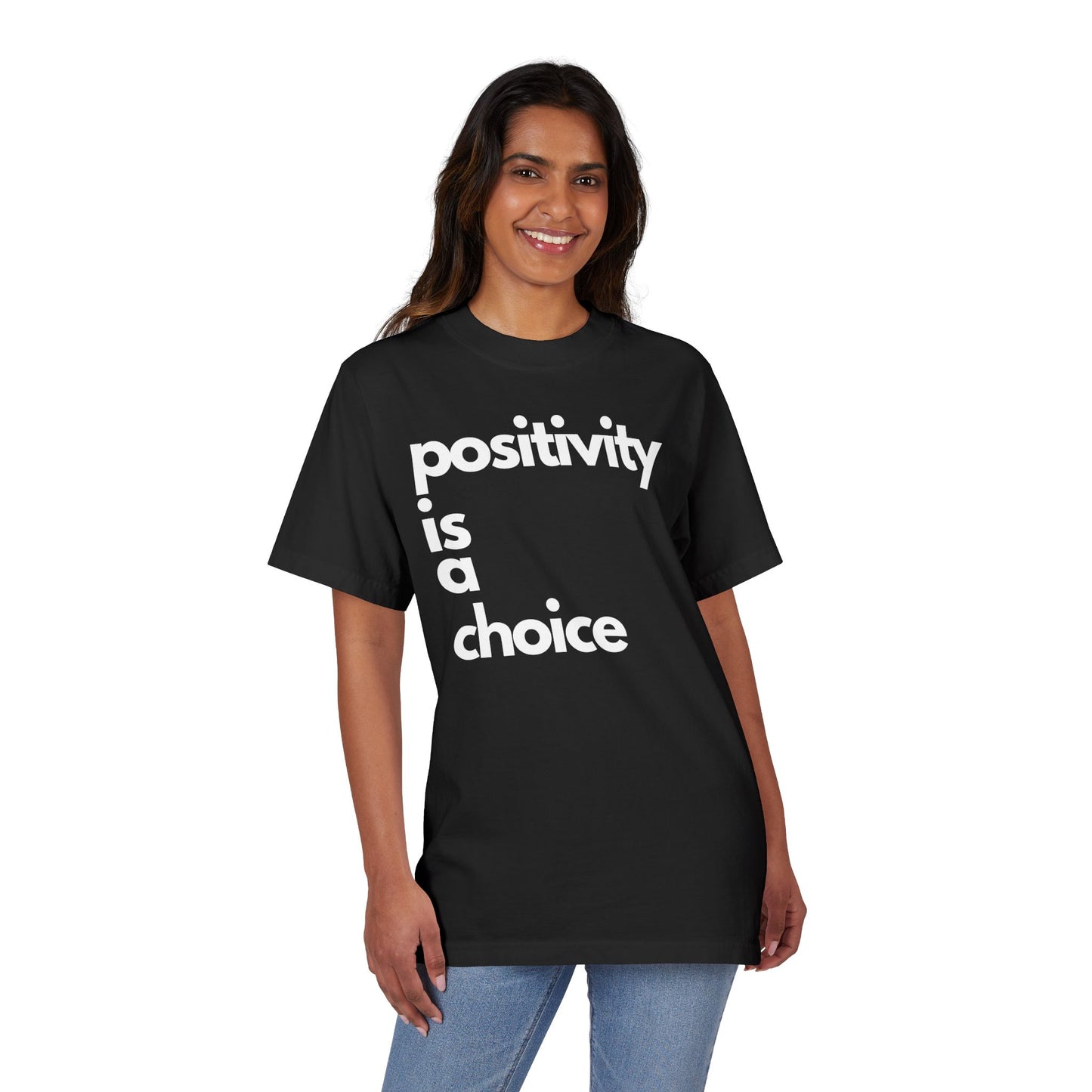 Positivity is a Choice Drop Oversize T-Shirt