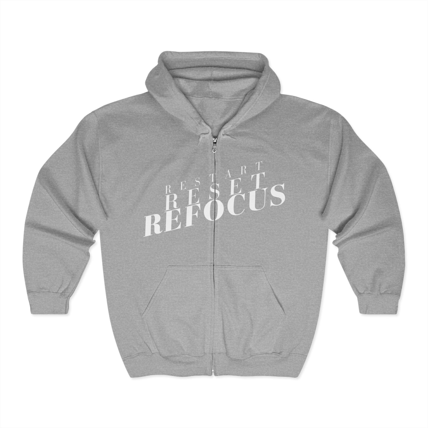 Reset Restart Refocus Hoodie