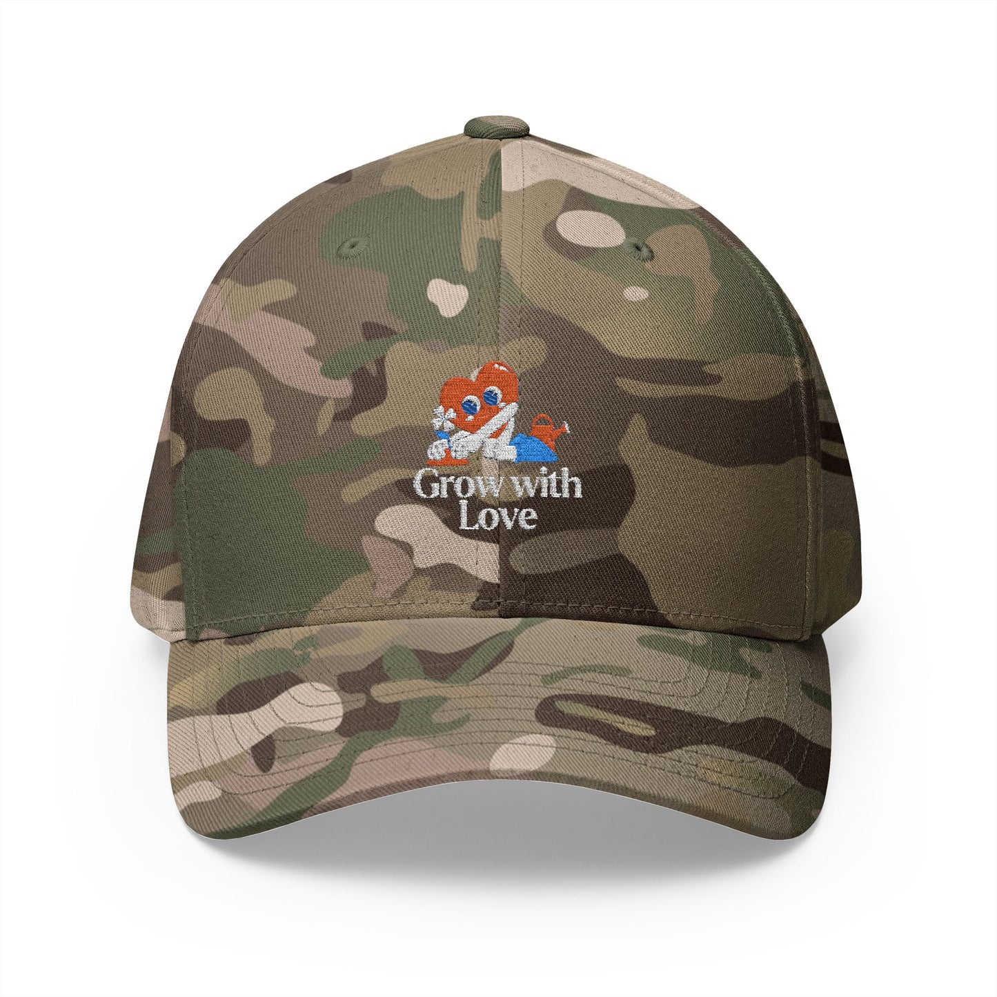 Grow With Love Closed-Back Structured Cap (Embroidery)