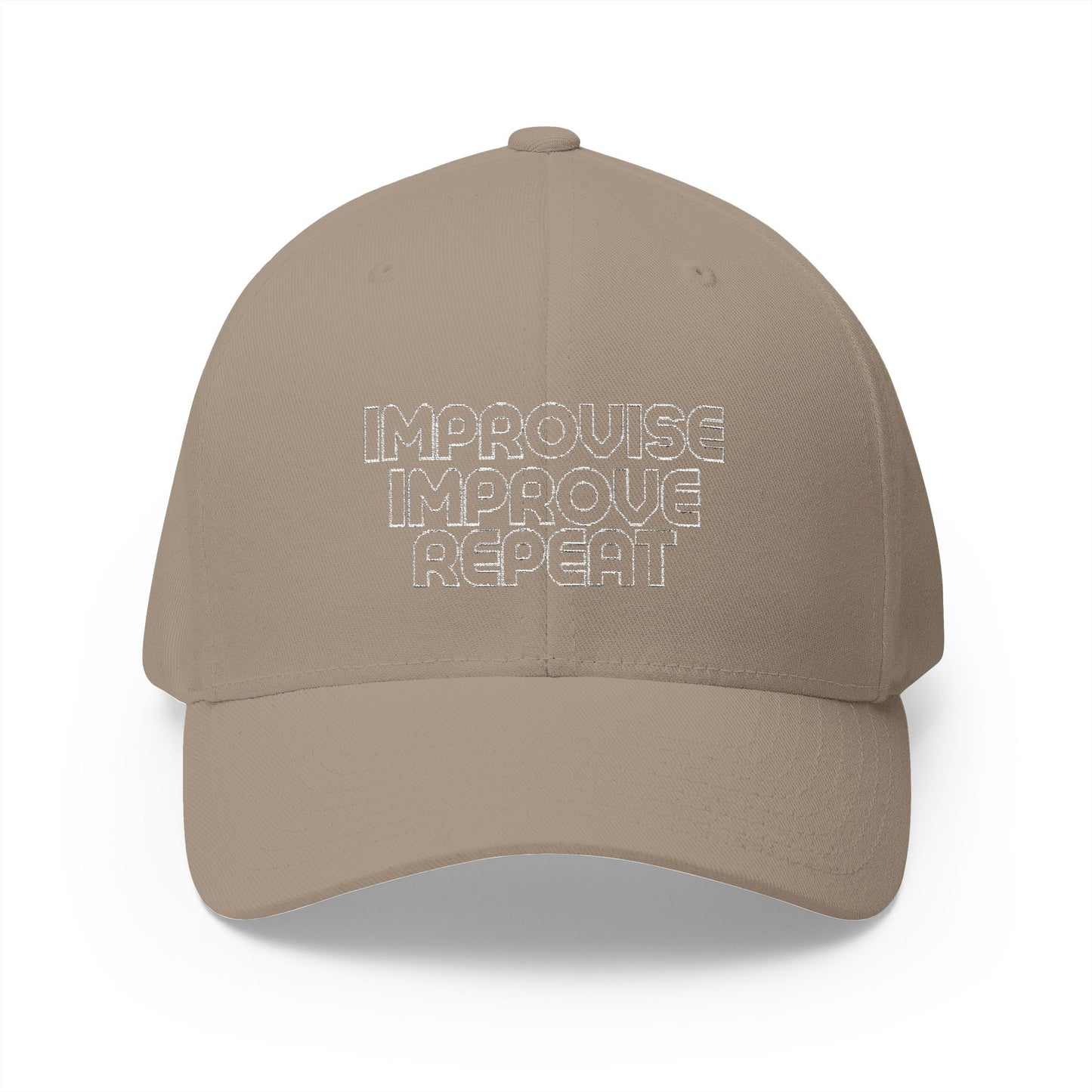 Improve Improvise Repeat Closed-Back Structured Cap (Embroidery)