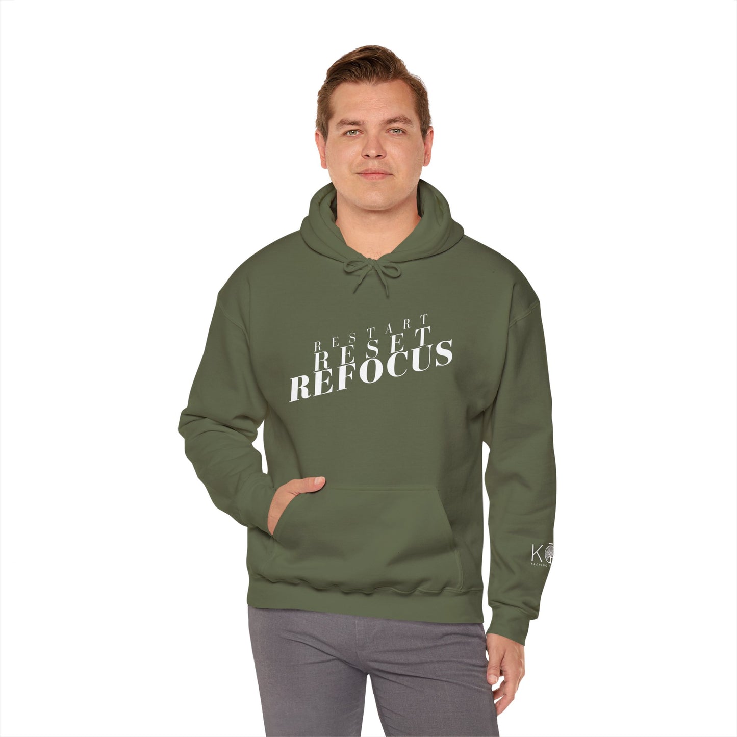 Reset Restart Refocus Hoodie