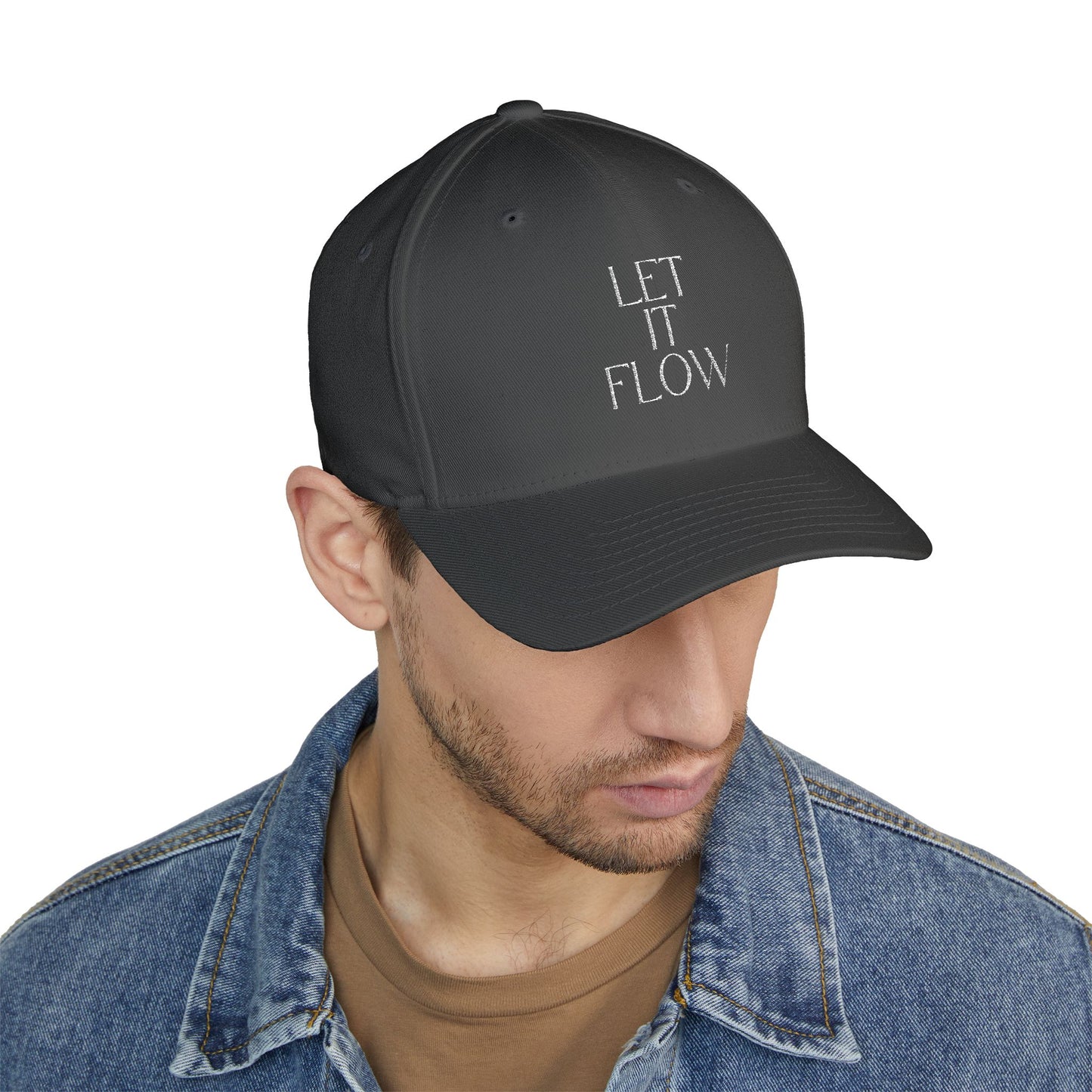 Let It Flow Closed-Back Structured Cap (Embroidery)