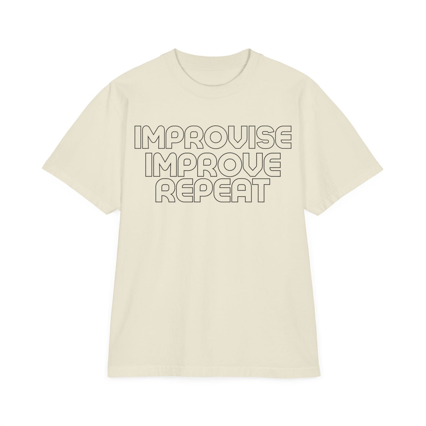 Improvise Improve Repeat Drop Oversize T-Shirt