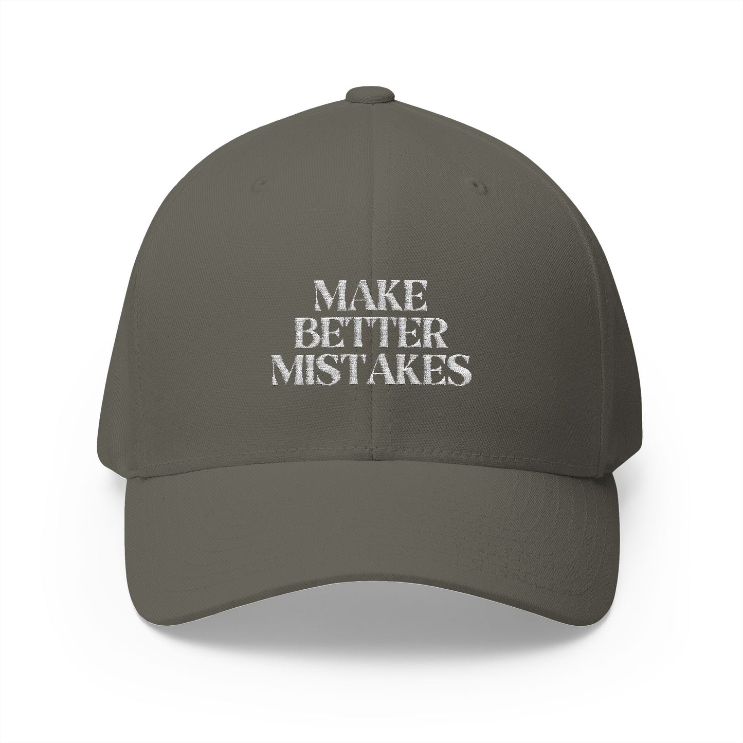 Make Better Mistakes Closed-Back Structured Cap (Embroidery)
