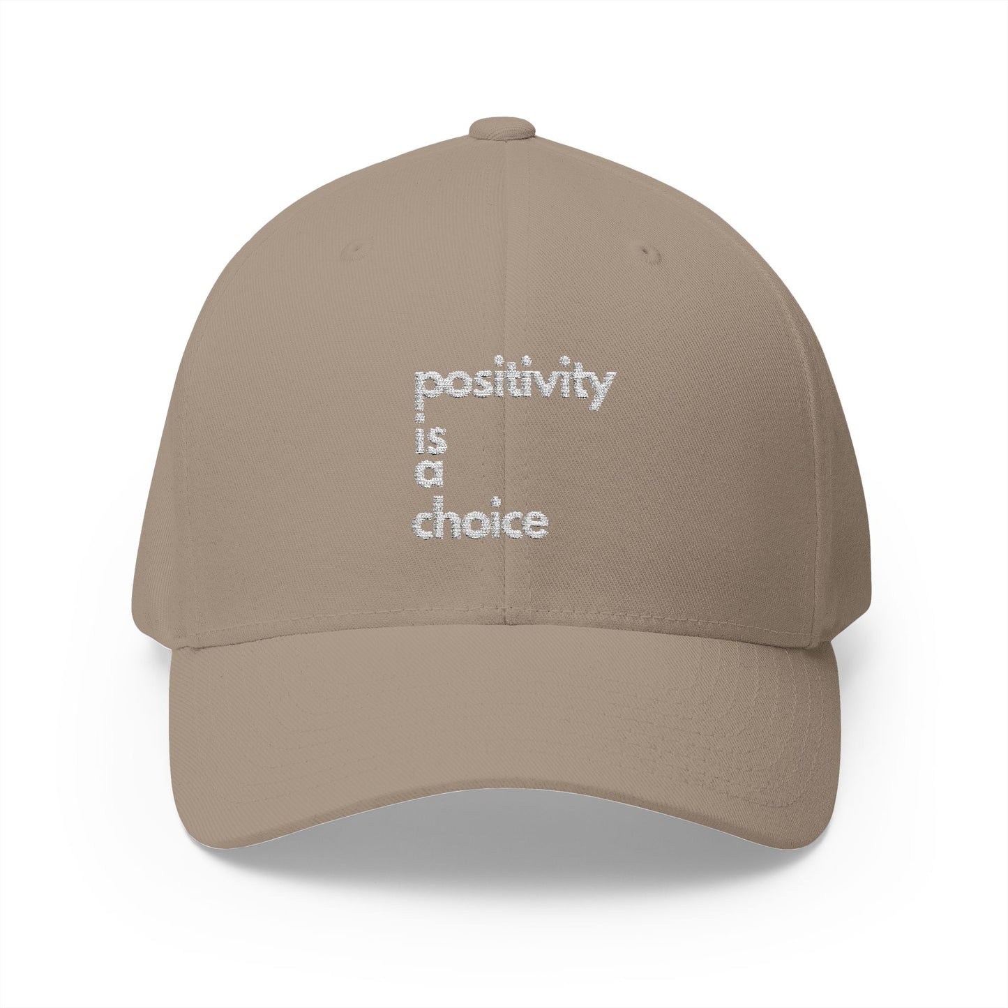 Positivity is a Choice Closed-Back Structured Cap (Embroidery)