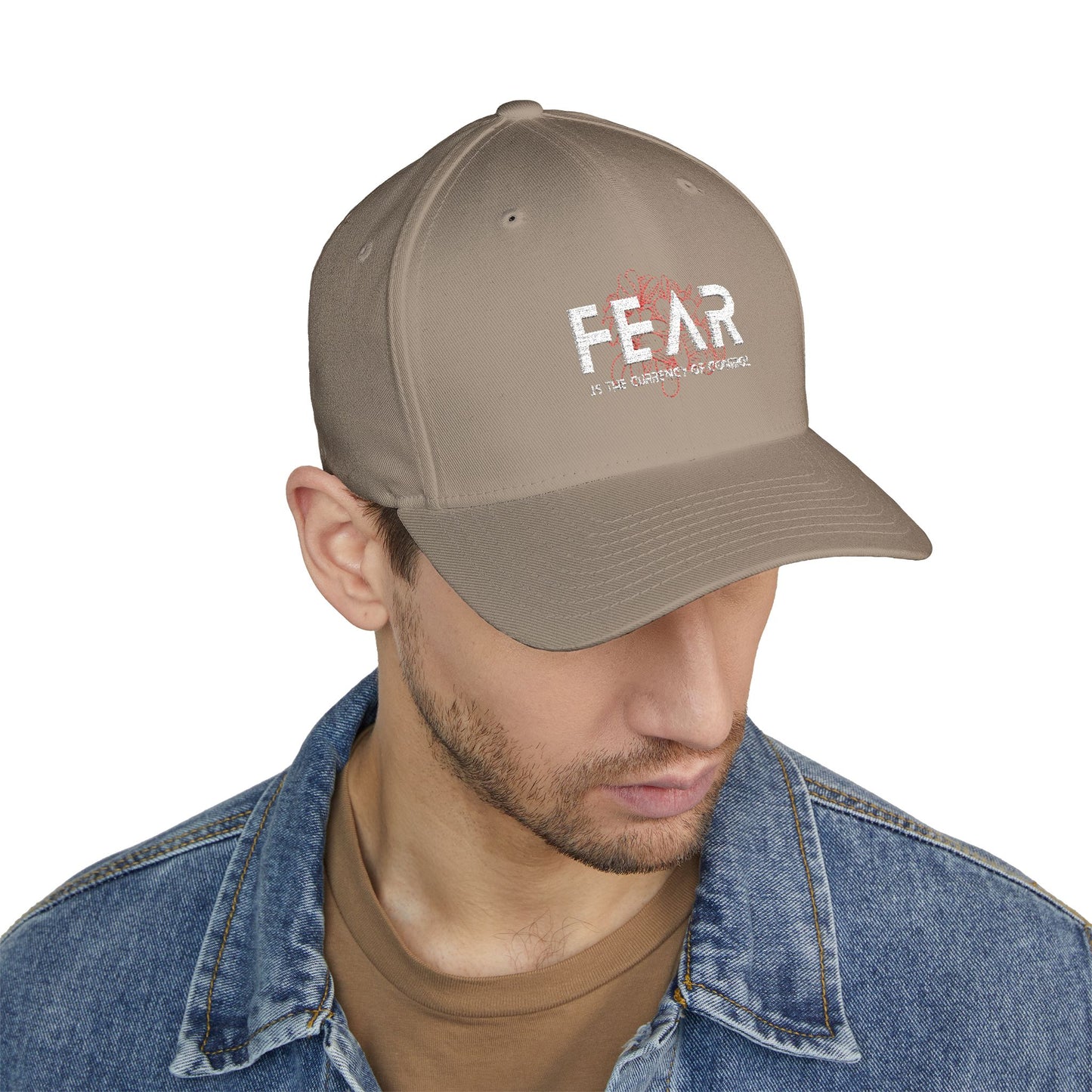 Fear Currency Closed-Back Structured Cap (Embroidery)