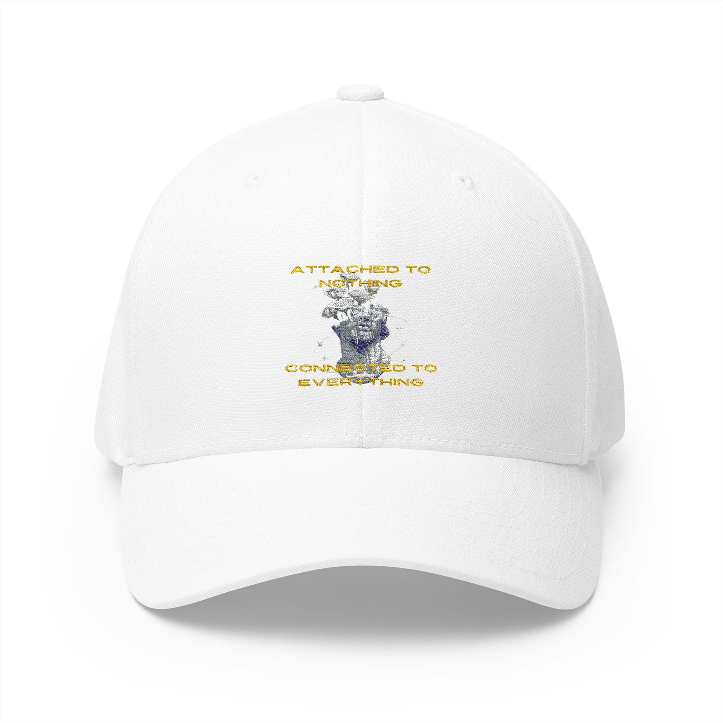 Attached to Nothing Closed-Back Structured Cap (Embroidery)