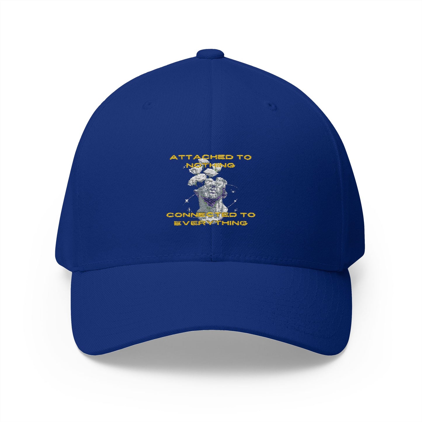 Attached to Nothing Closed-Back Structured Cap (Embroidery)