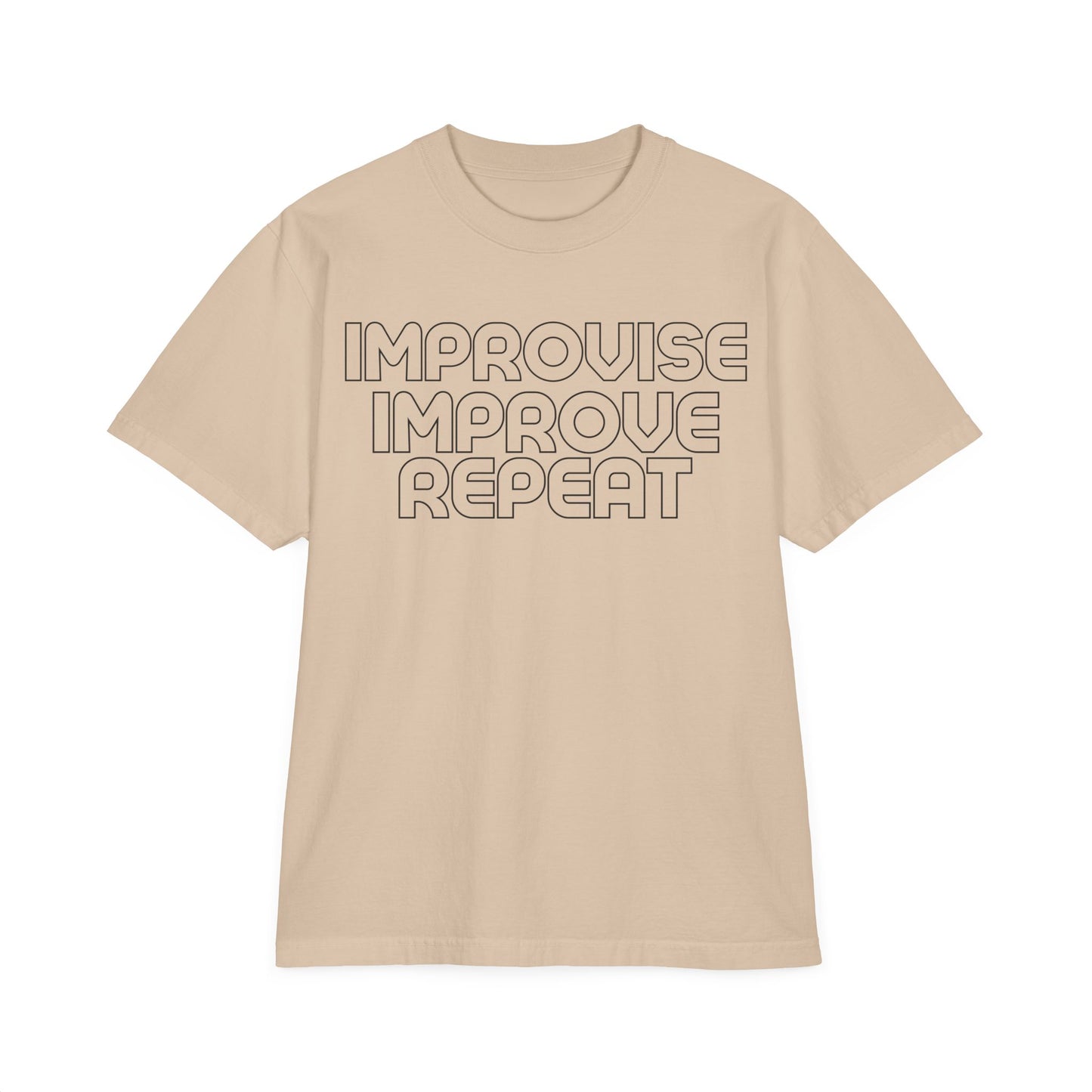 Improvise Improve Repeat Drop Oversize T-Shirt