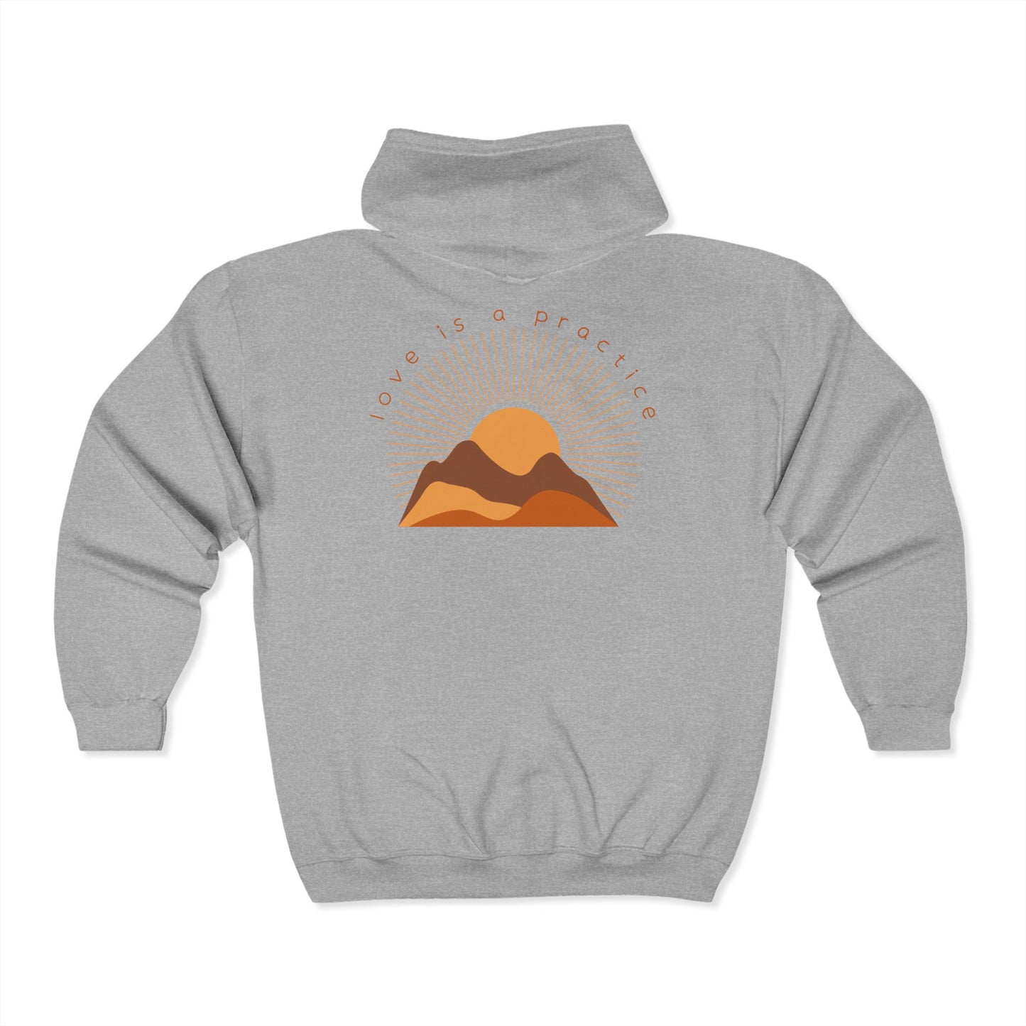 Love is a Practice Zip Hoodie