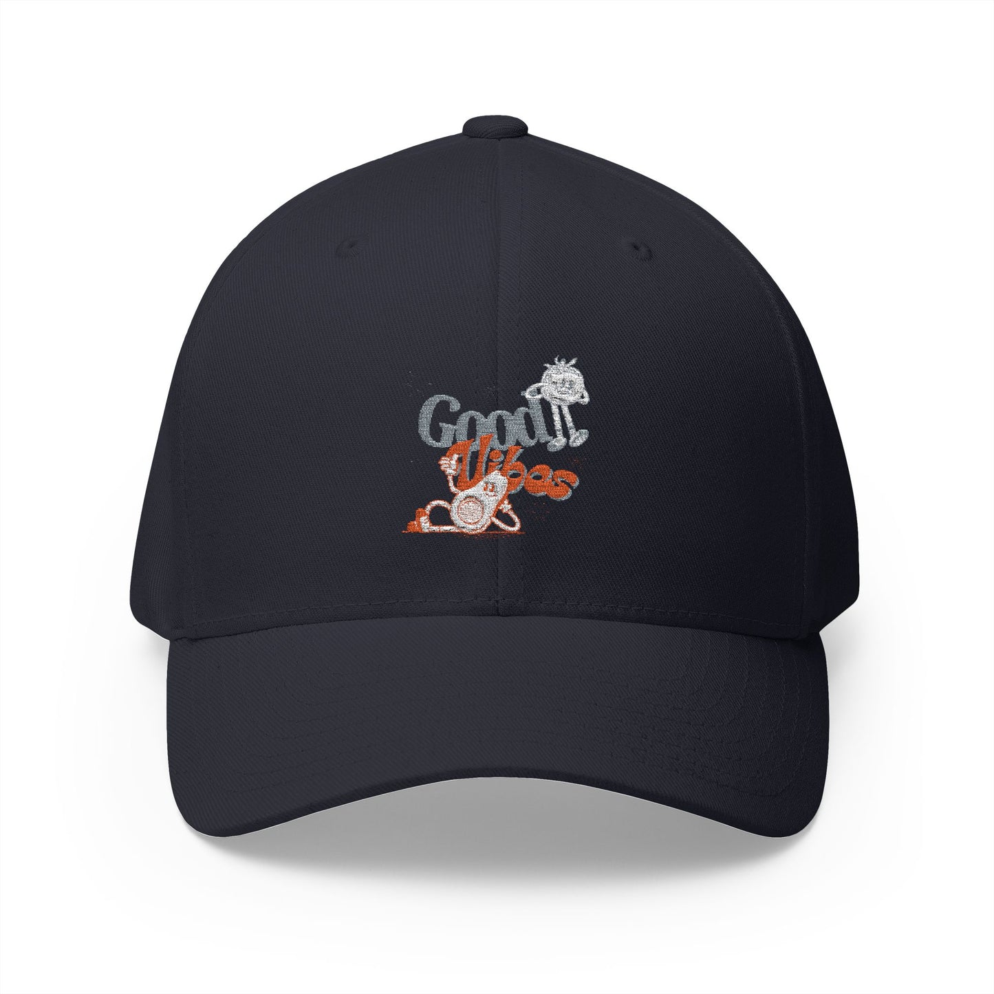 Good Vibes Closed-Back Structured Cap (Embroidery)