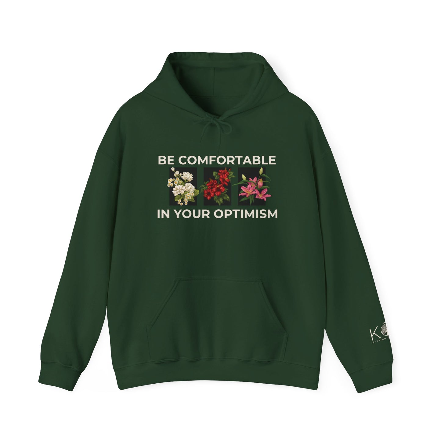 Be Comfortable in your Optimism Hoodie