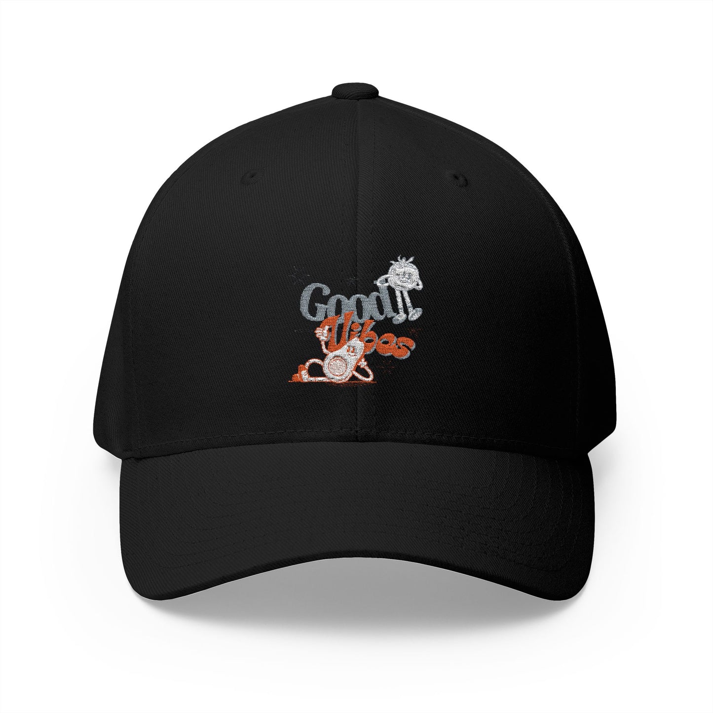 Good Vibes Closed-Back Structured Cap (Embroidery)