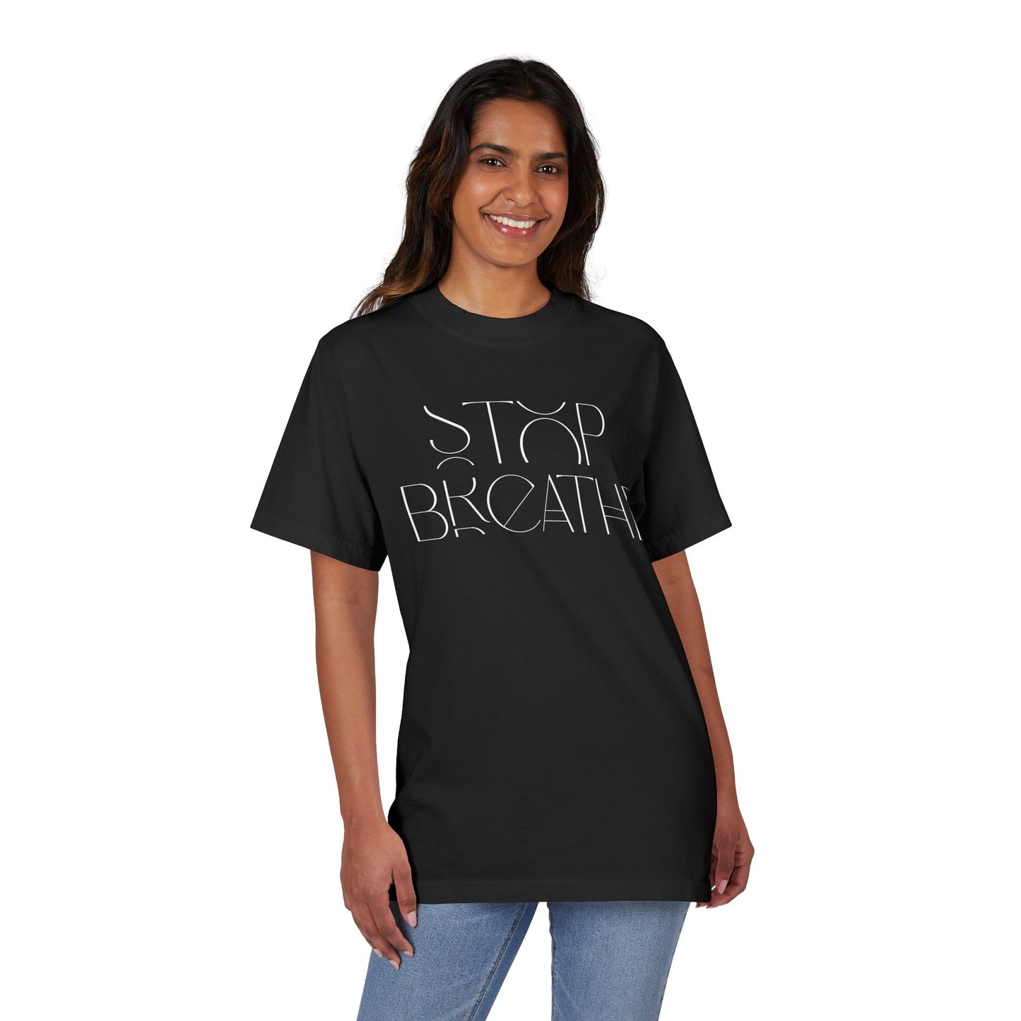 Stop Breathe Drop Oversize T-Shirt