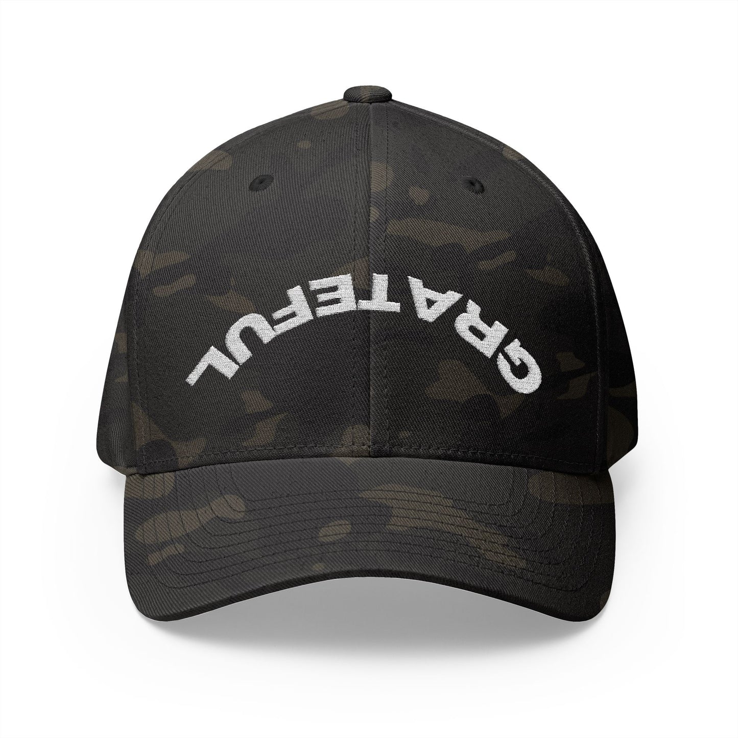 Grateful Closed-Back Structured Cap (Embroidery)