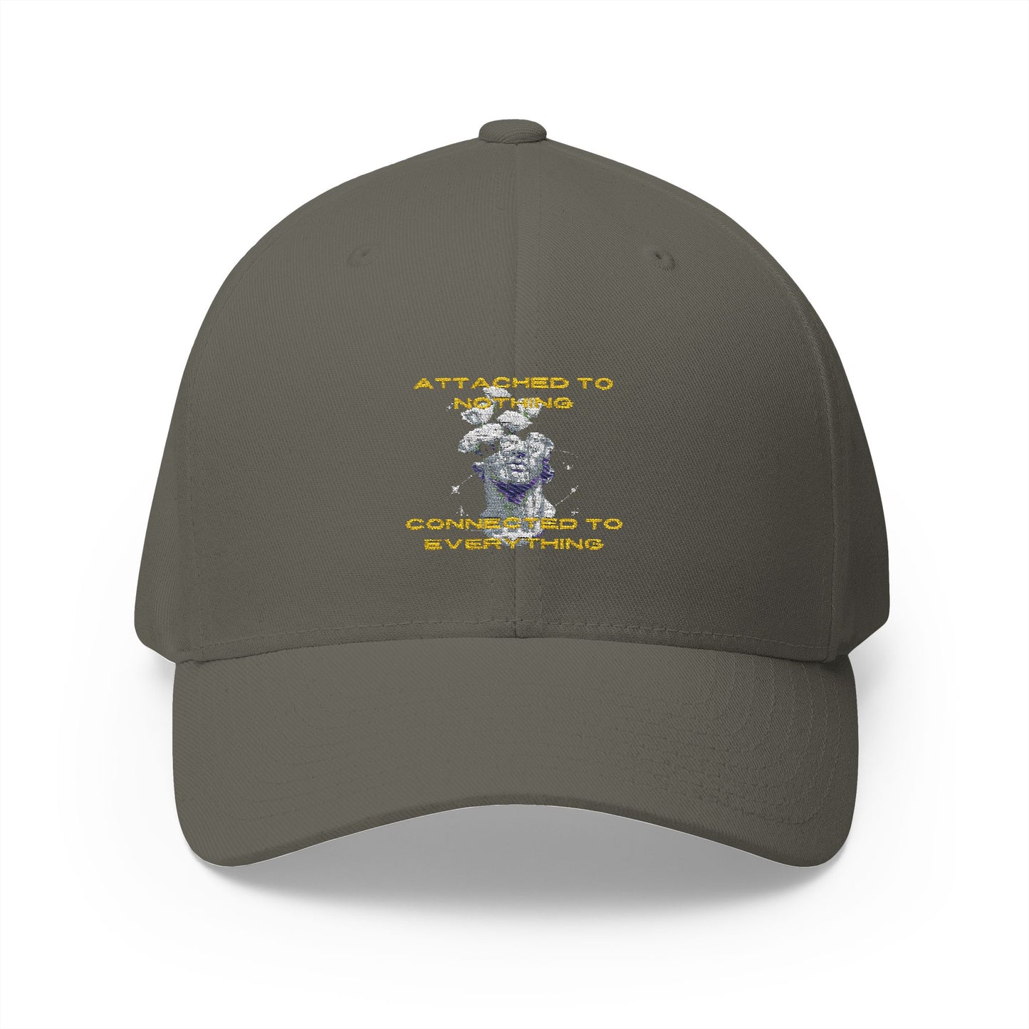 Attached to Nothing Closed-Back Structured Cap (Embroidery)