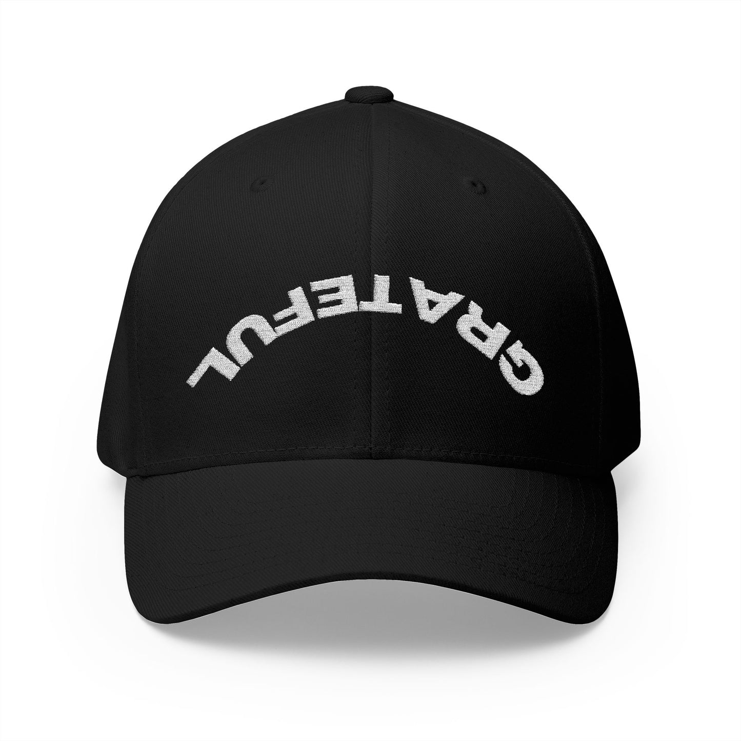 Grateful Closed-Back Structured Cap (Embroidery)