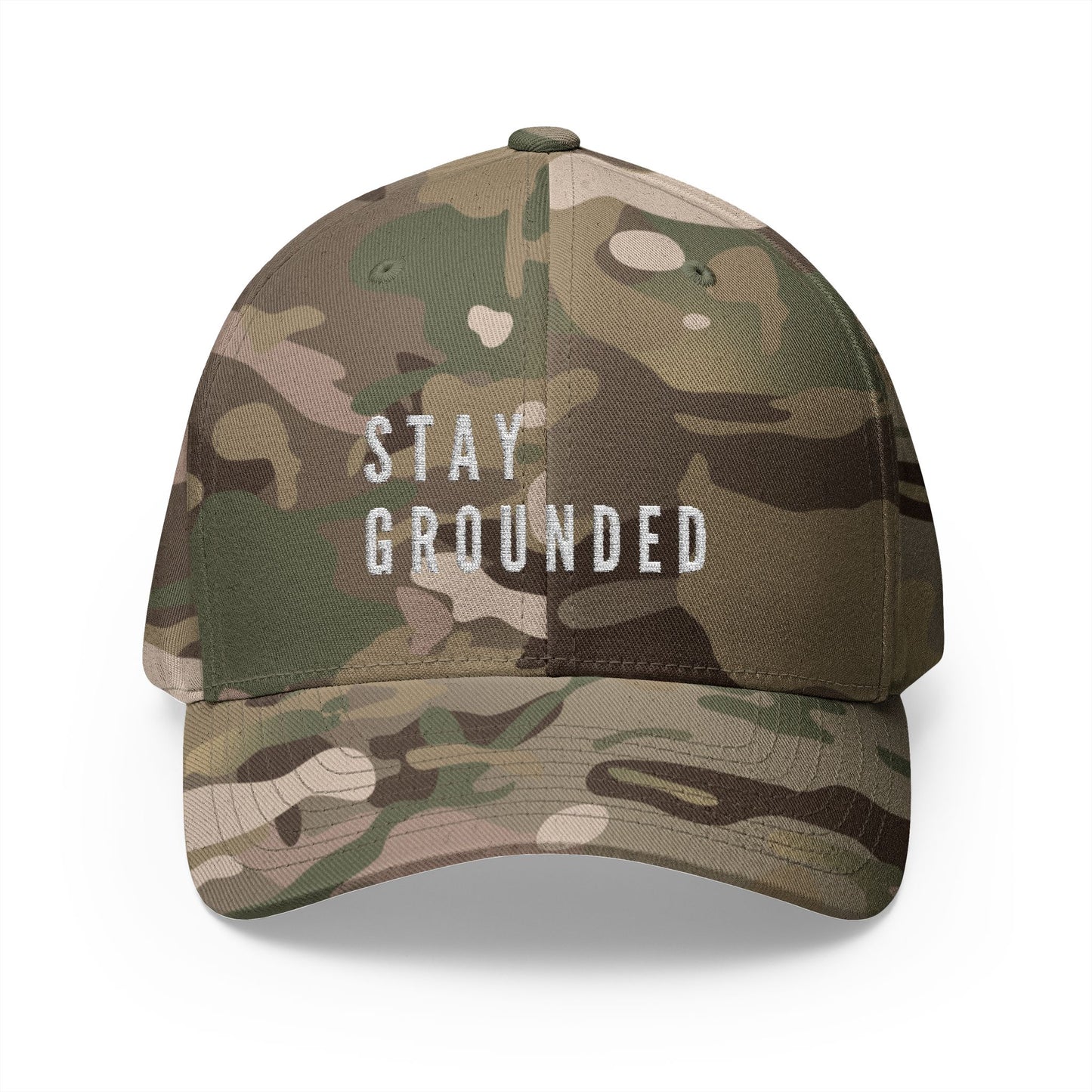 Stay Grounded Closed-Back Structured Cap (Embroidery)