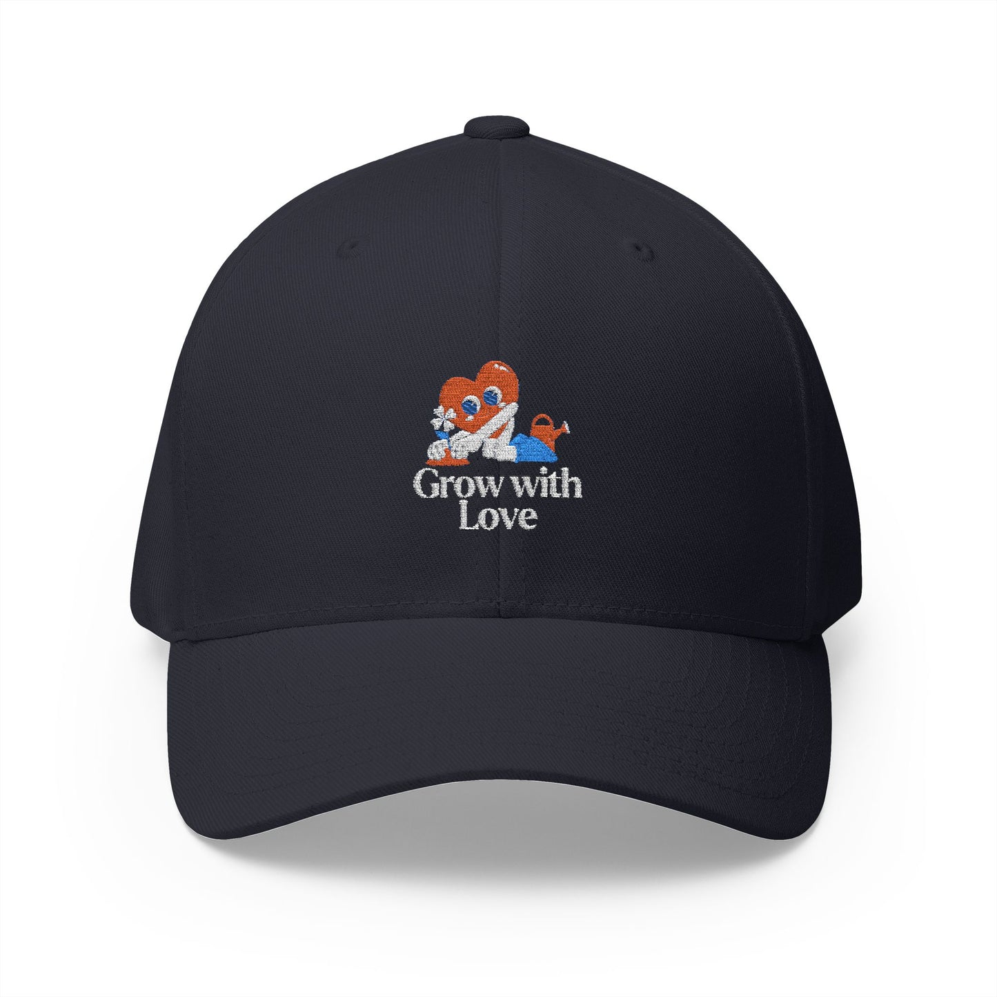 Grow With Love Closed-Back Structured Cap (Embroidery)
