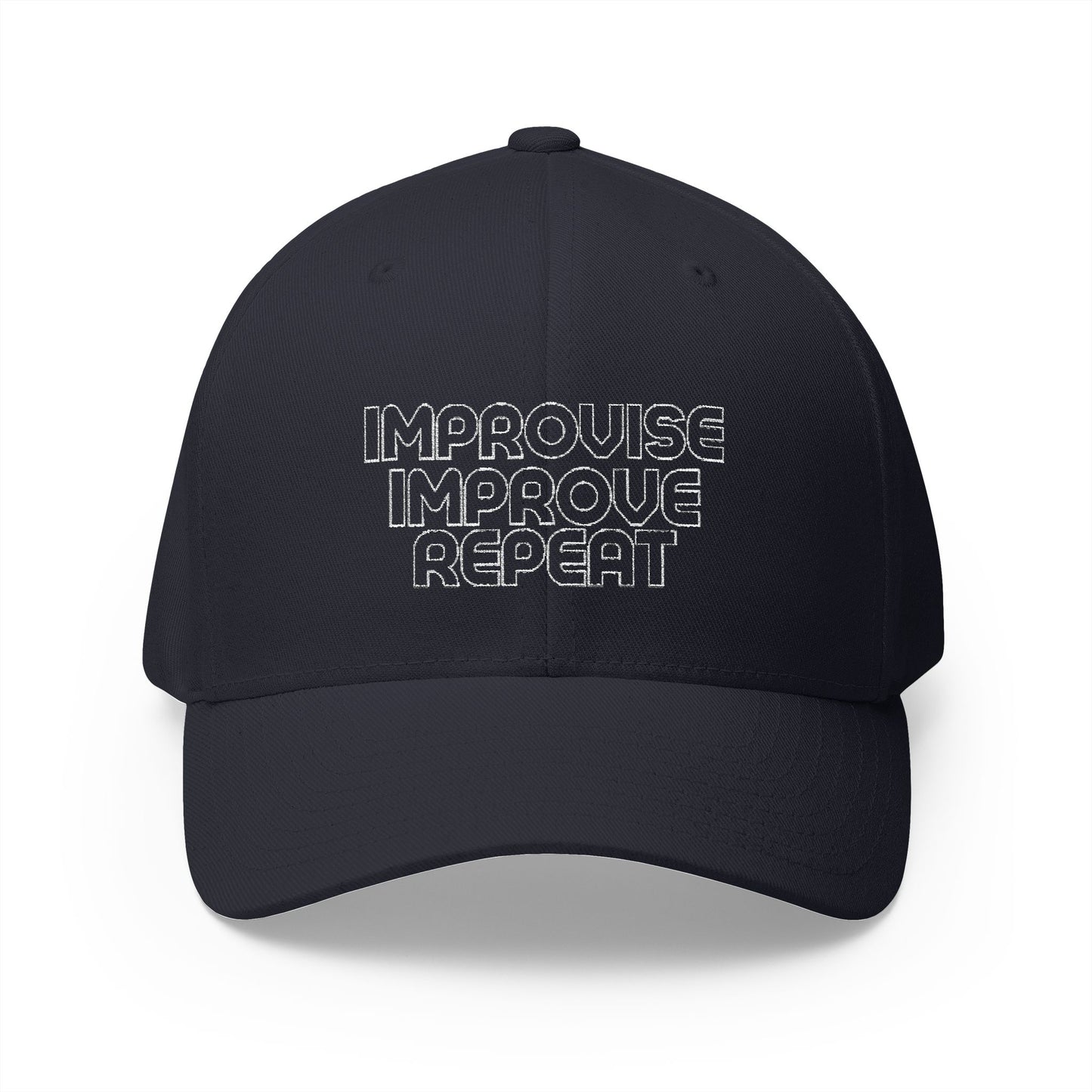 Improve Improvise Repeat Closed-Back Structured Cap (Embroidery)