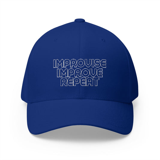 Improve Improvise Repeat Closed-Back Structured Cap (Embroidery)